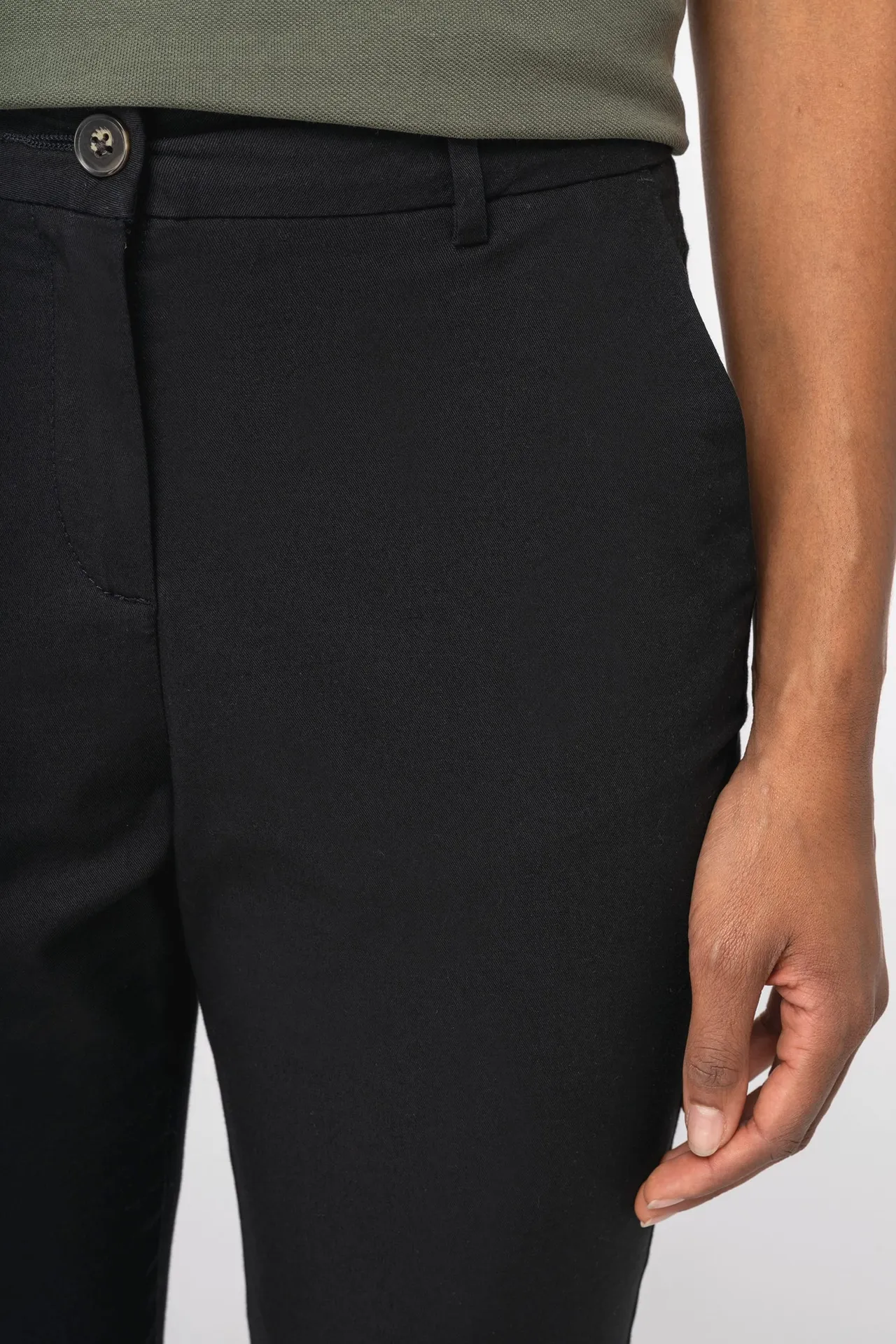 Umweltfreundliche 7/8-Damen Chinohose