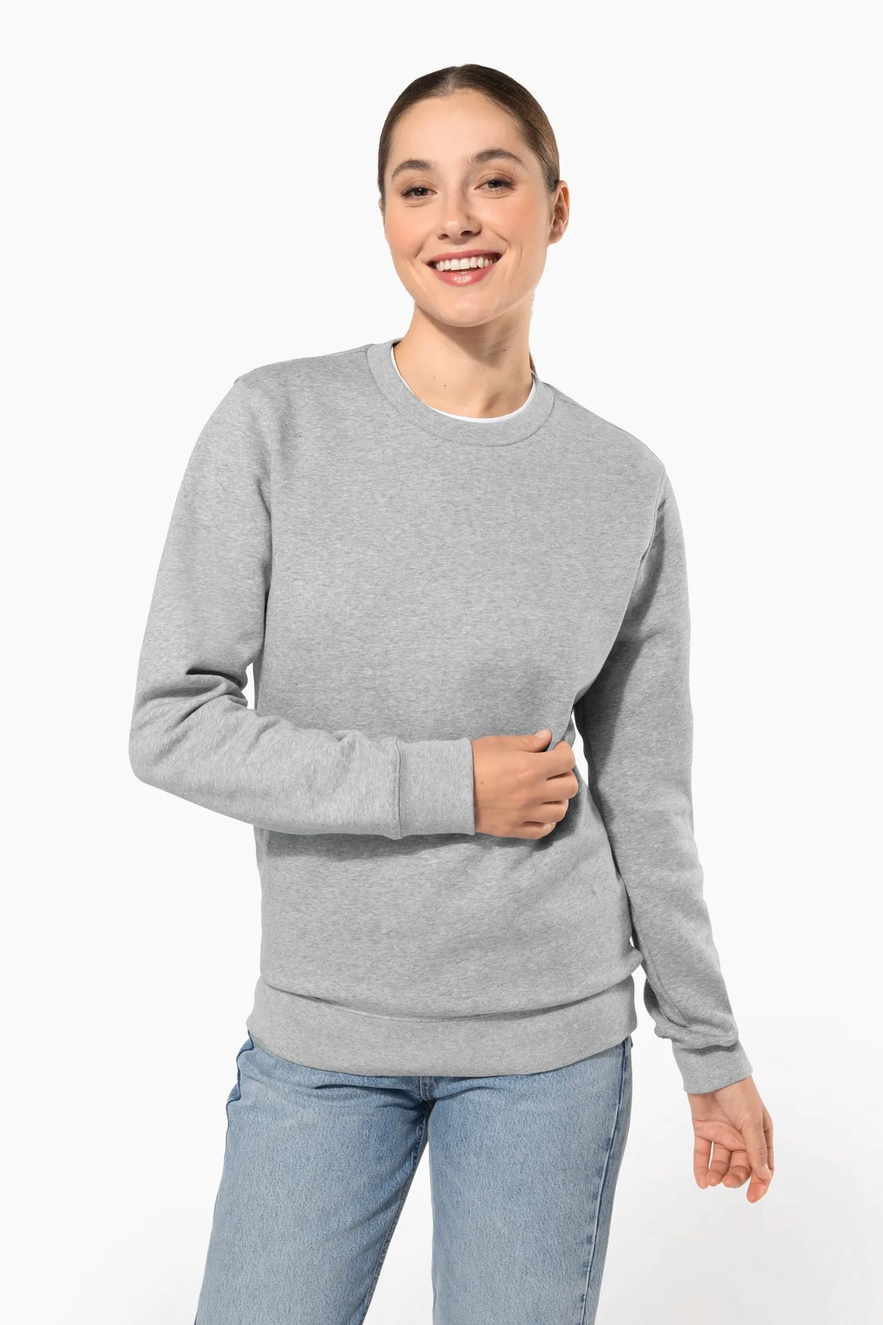 Unisex-Sweatshirt mit Rundhalsausschnitt 80/20