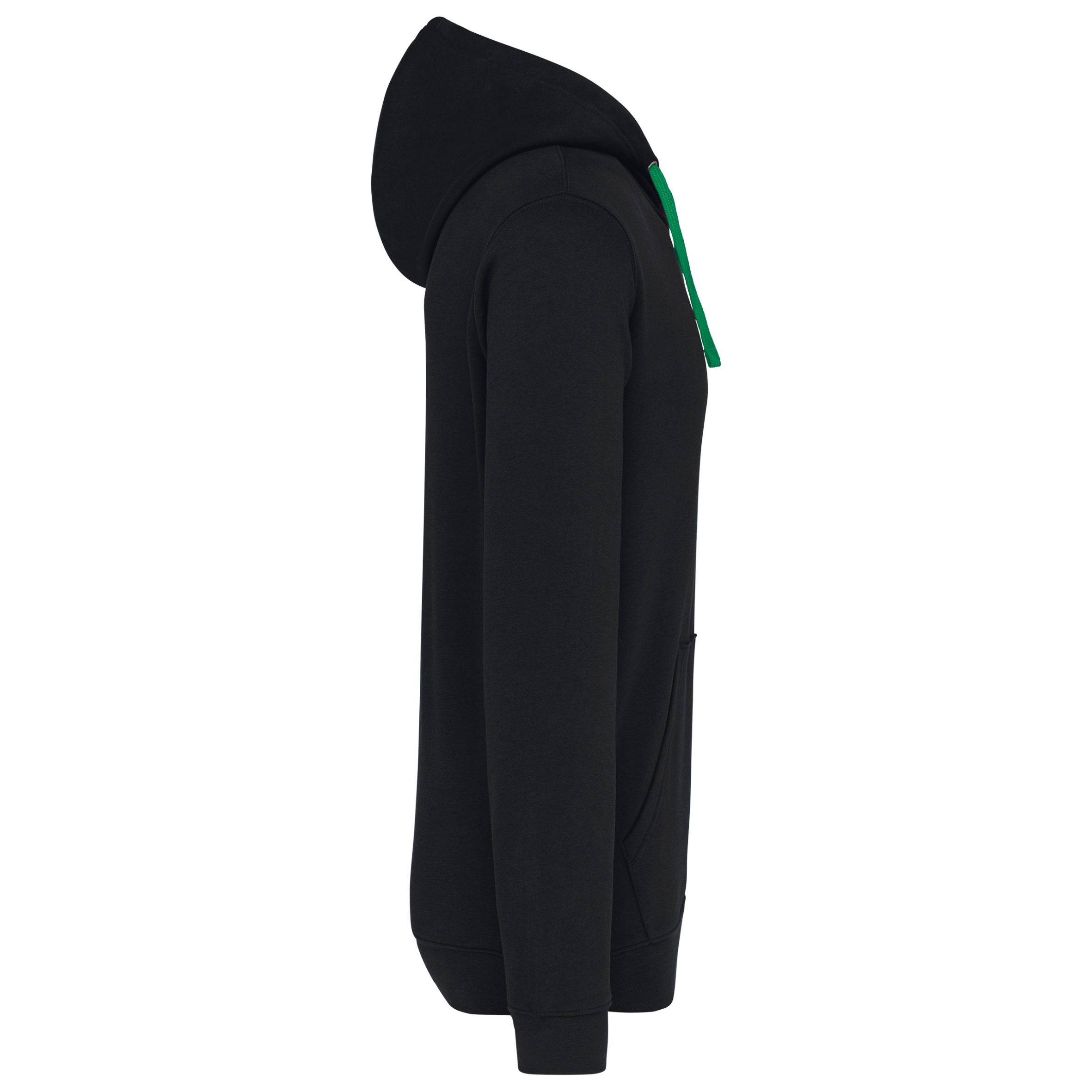 Herren-kapuzensweatshirt bicolor