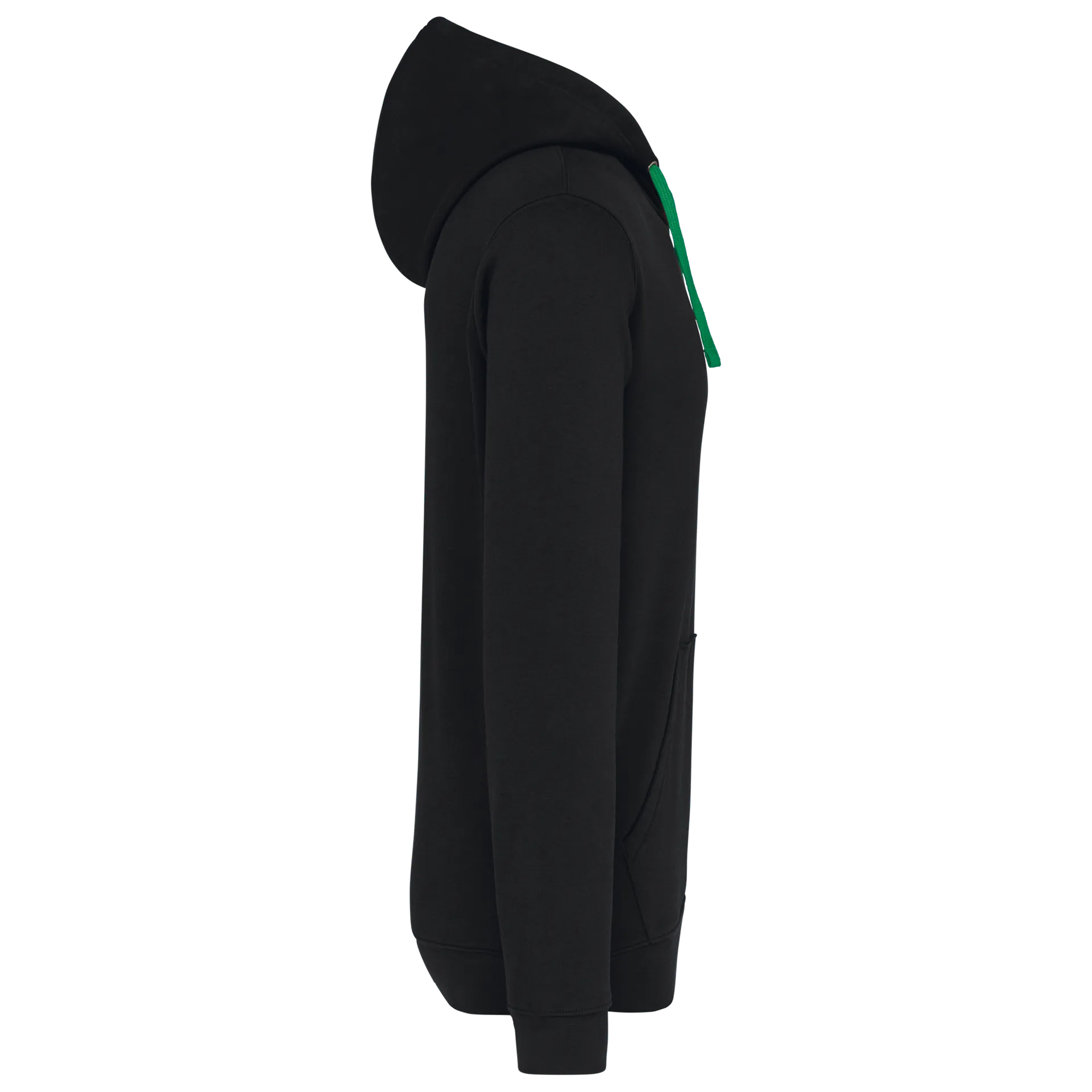 Herren-kapuzensweatshirt bicolor