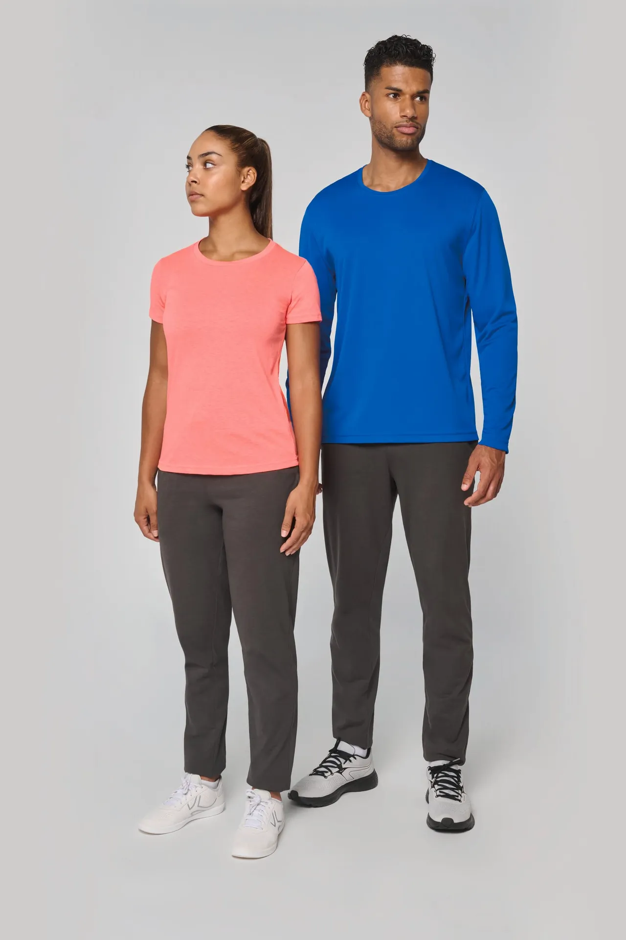 Herren Basic Sport Funktionsshirt Langarm