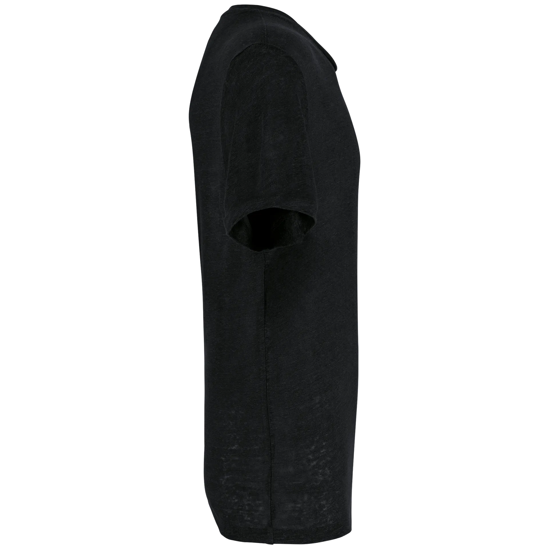 Herren-T-Shirt aus Leinen mit Rundhalsausschnitt