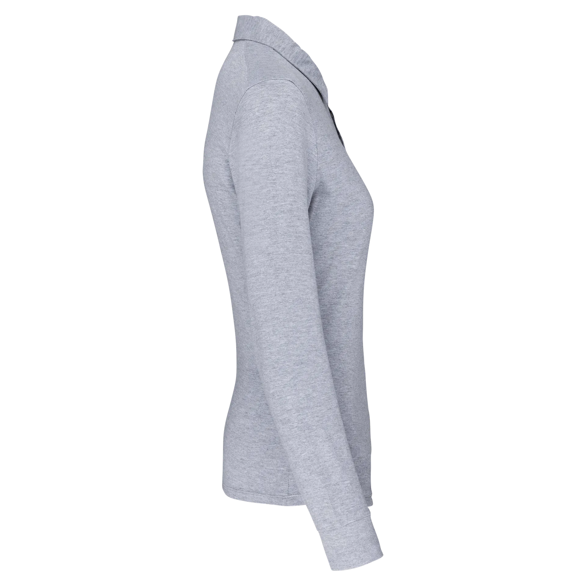 Langarm-Polohemd für Damen aus Jersey