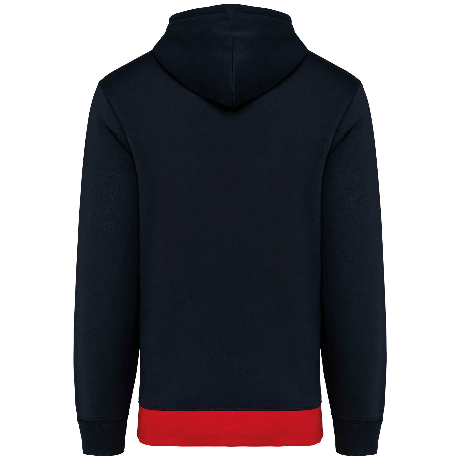 Dreifarbiges Kapuzensweatshirt, Unisex