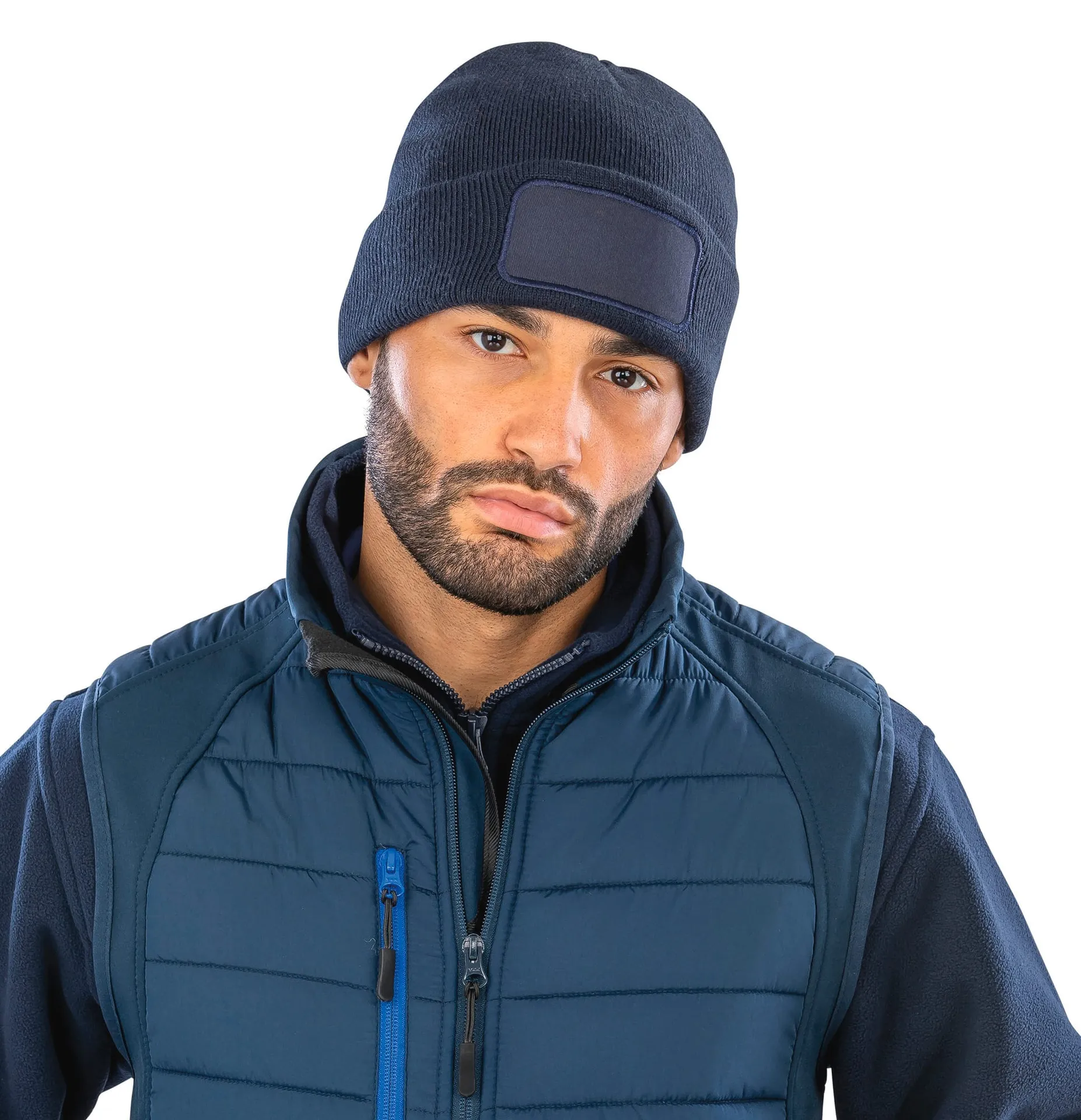 Bedruckbare Doppelstrickmütze