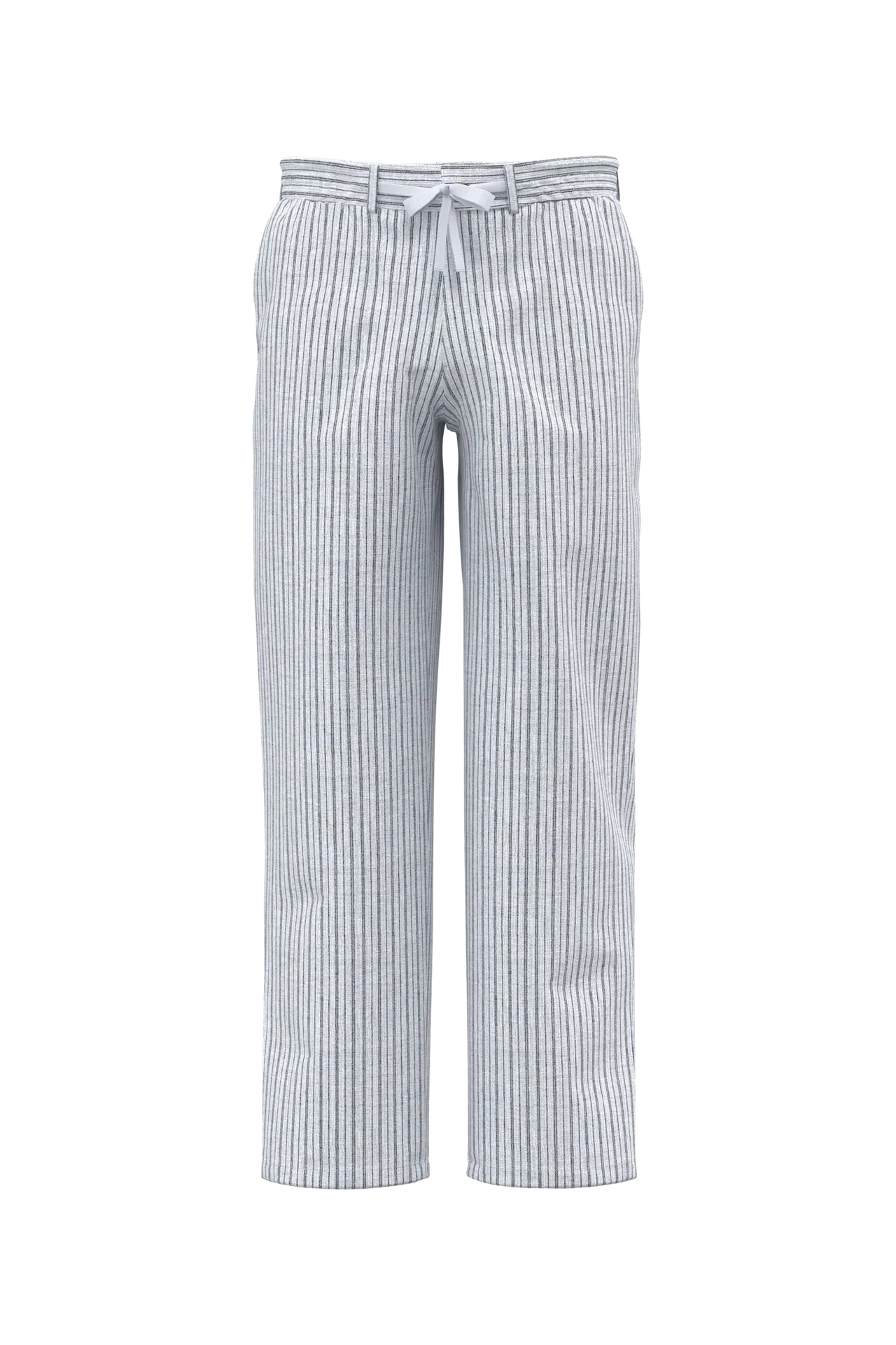 Gestreifte Leinenhose für Herren