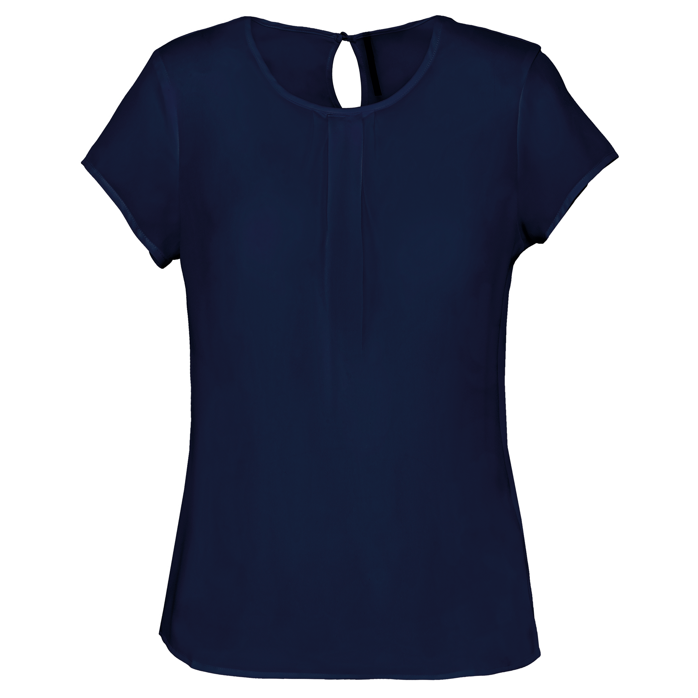 Kurzarm-Kreppbluse für Damen
