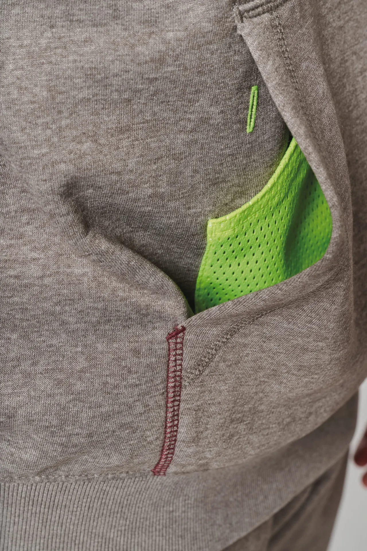 Zweifarbiges Kapuzensweatshirt für Erwachsene