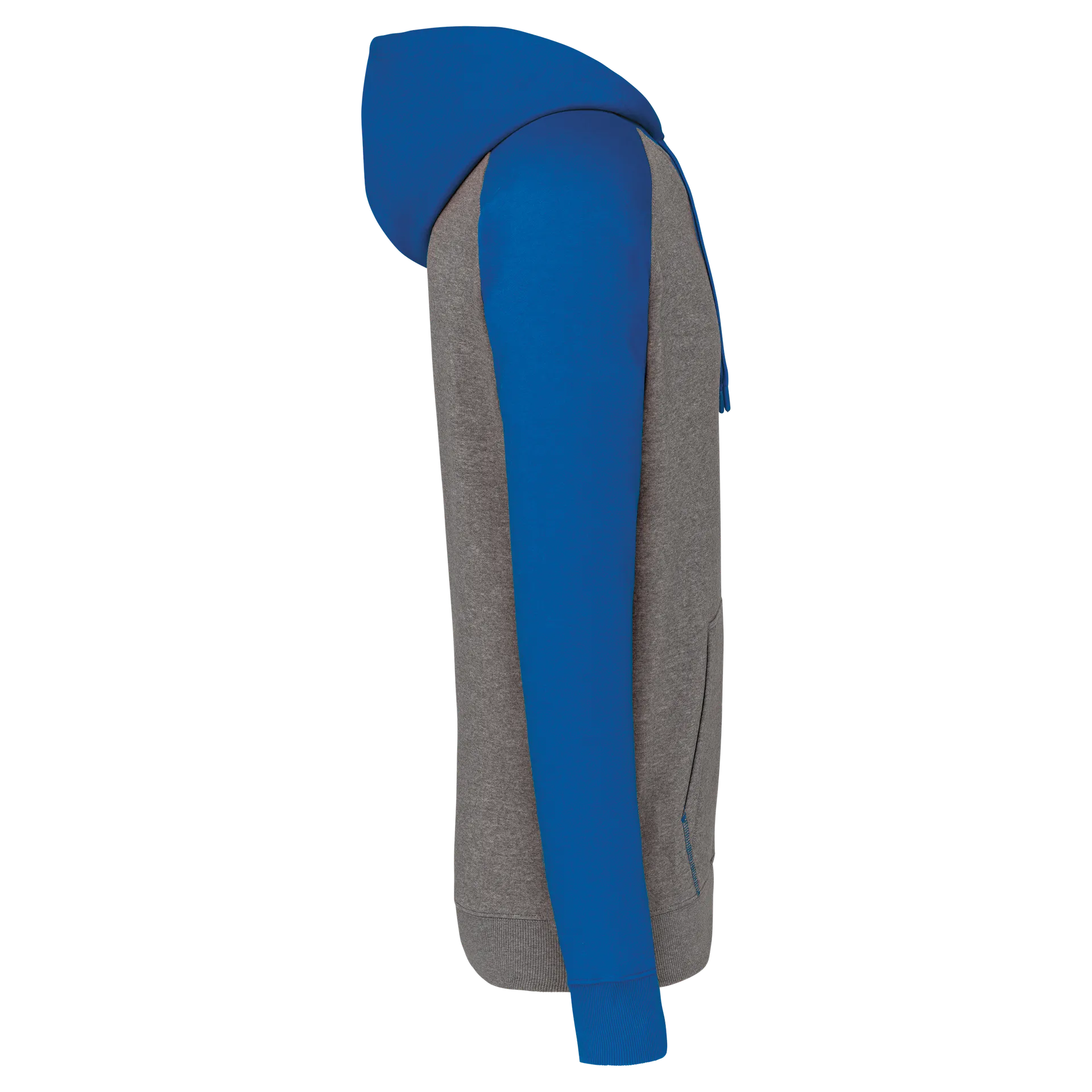 Zweifarbiges Kapuzensweatshirt für Erwachsene