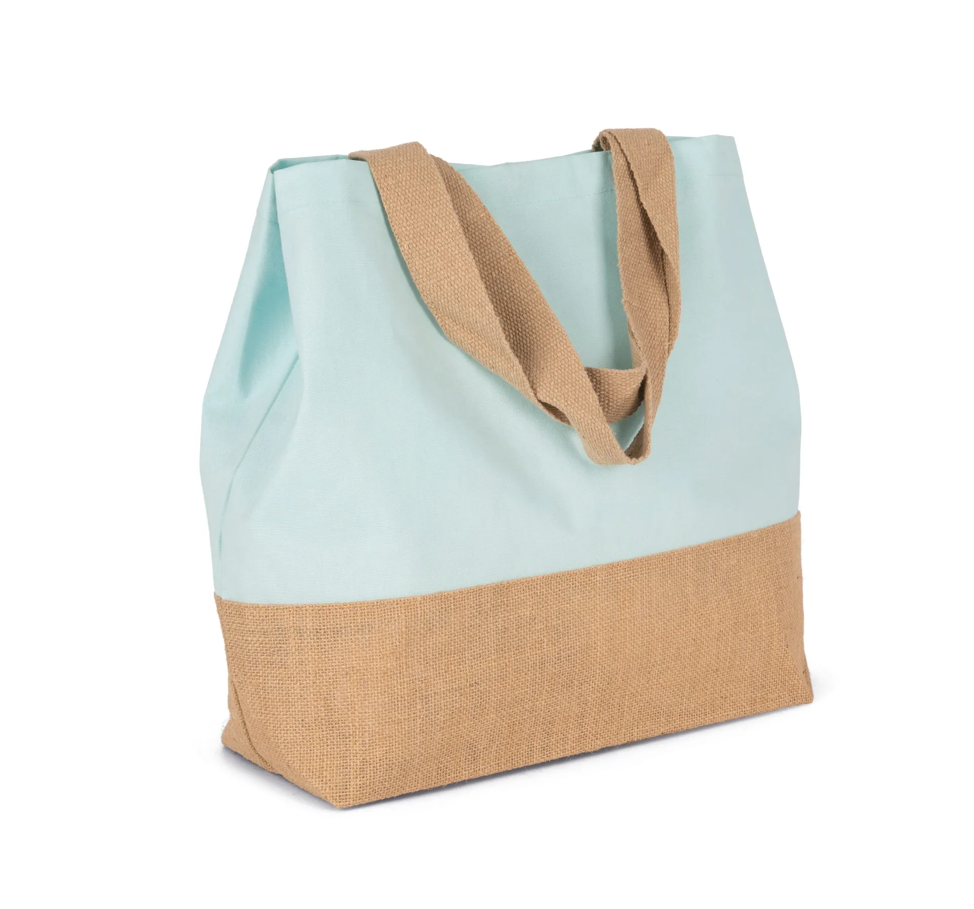 Baumwolltuch-Jute-Shoppingtasche