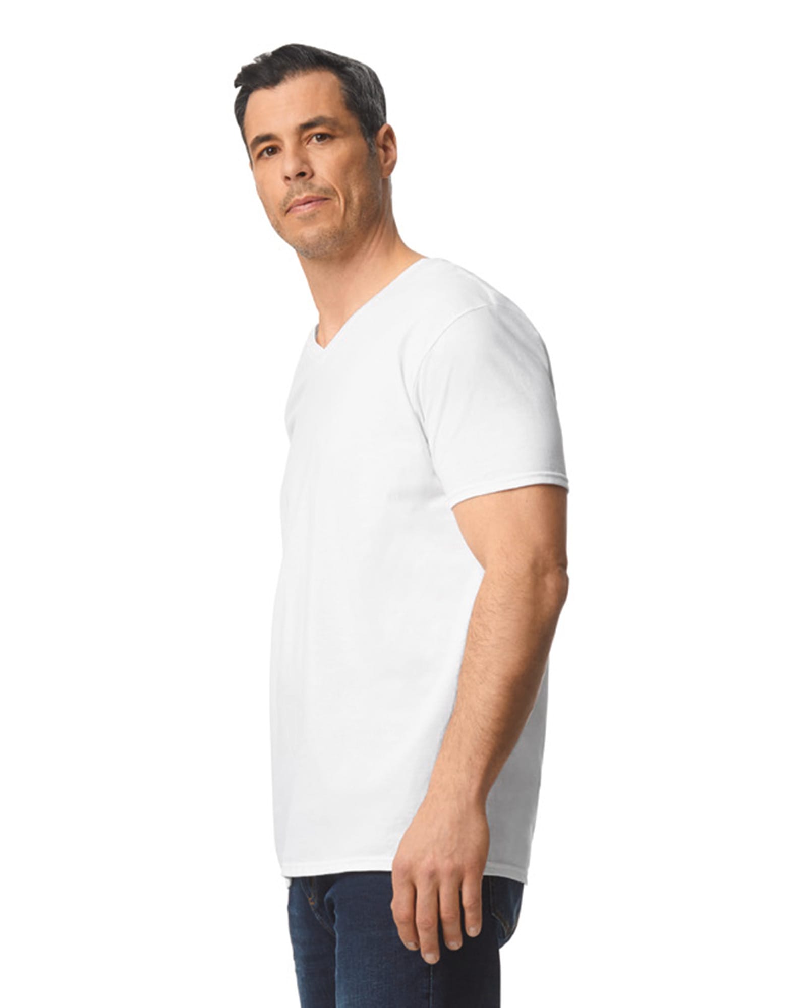 Softstyle Euro Fit Adult V-Neck T-Shirt