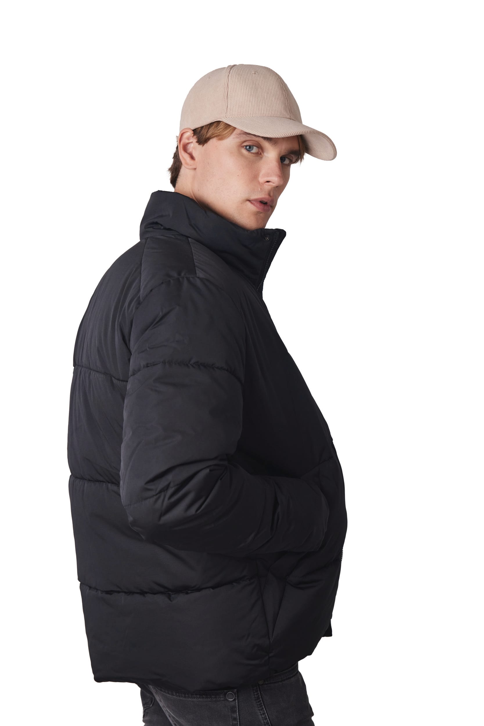 Kappe aus Samt – 6 Panels