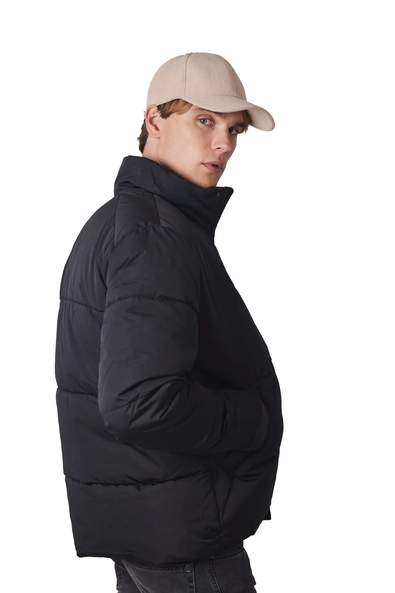 Kappe aus Samt – 6 Panels