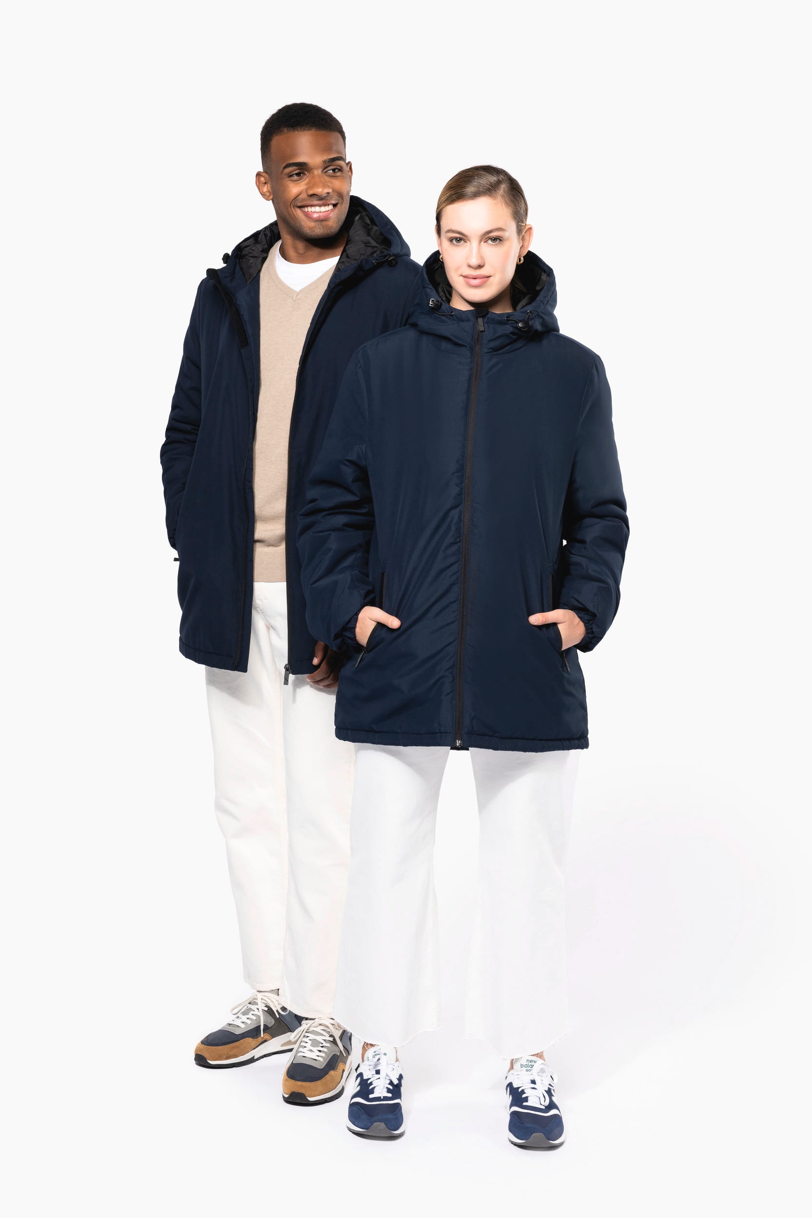 Recycelter Unisex-Kapuzenparka