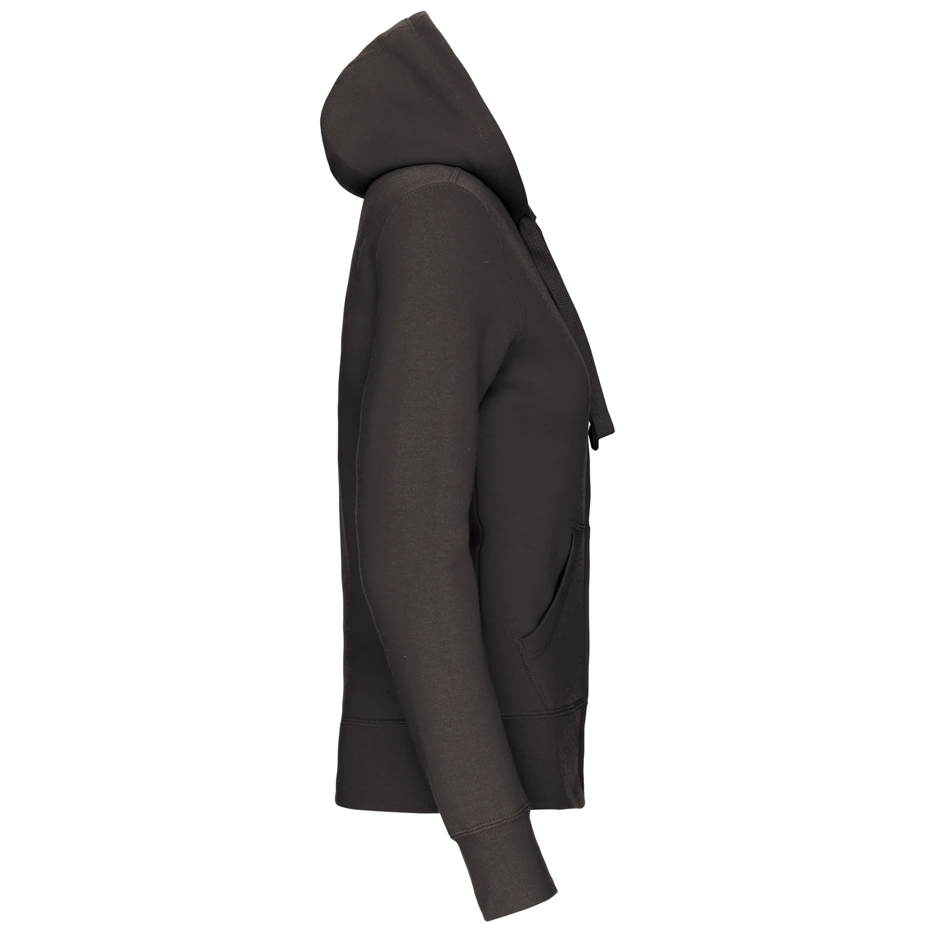 DAMEN KAPUZENSHIRT mit Reißververschluss