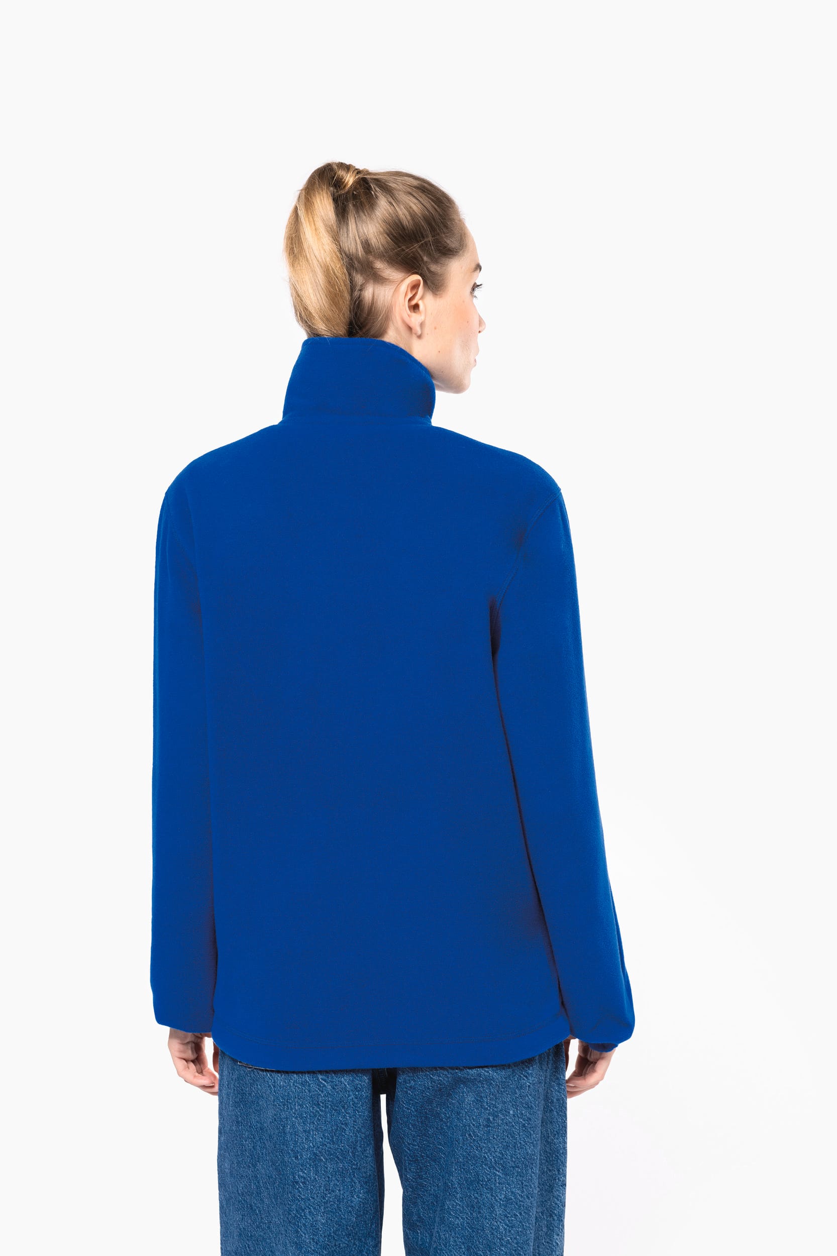 Verstellbare Fleecejacke mit elastischen Ärmelbündchen