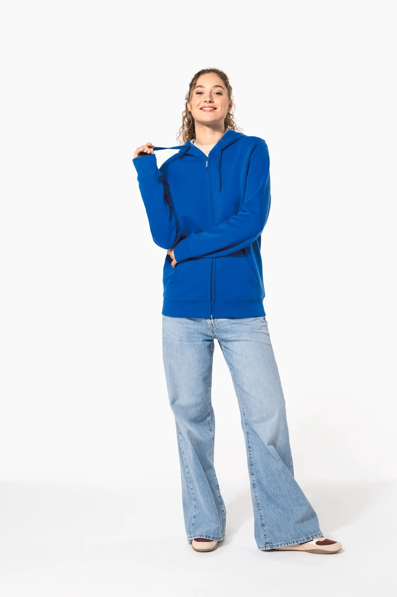 Kapuzensweatshirt mit Reißverschluss