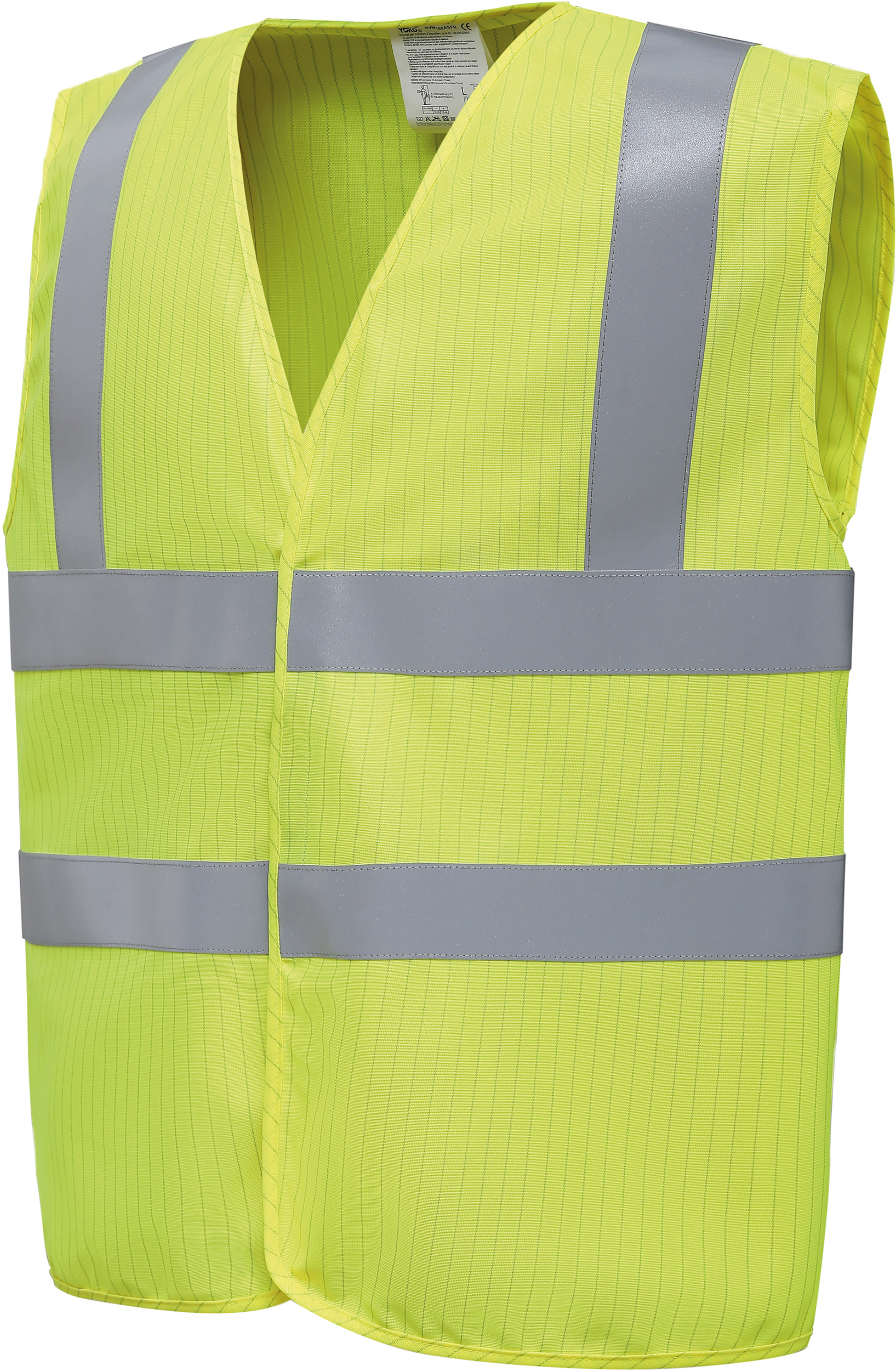 High visibility, anti-static and flame retardant waiscoast