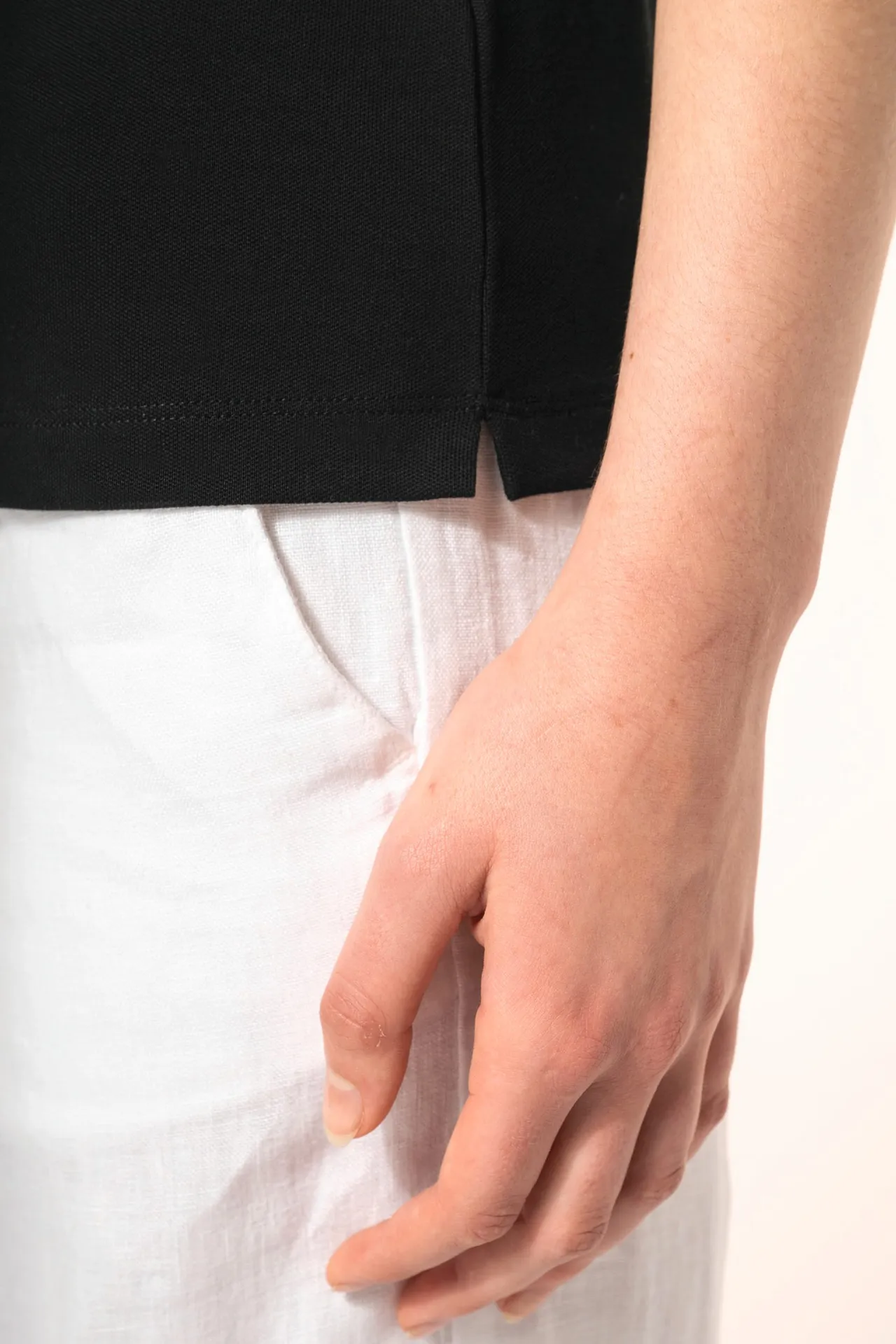 Supima® Damen-Polohemd mit kurzen Ärmeln