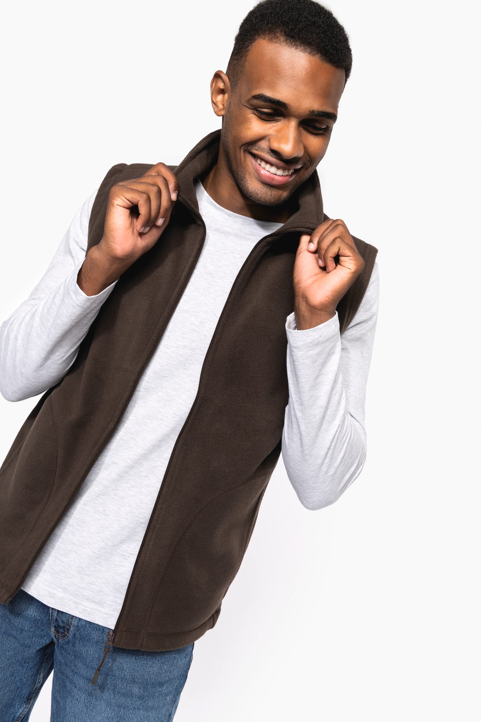 Mikrofleece-Bodywarmer für Herren
