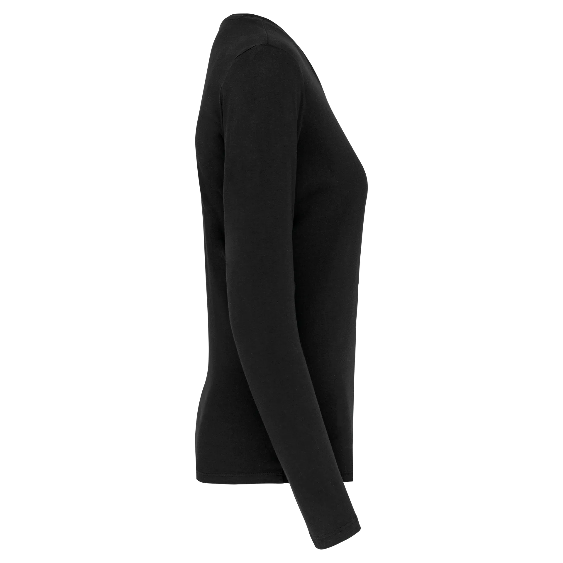 Damen-Langarmshirt mit Rundhalsausschnitt