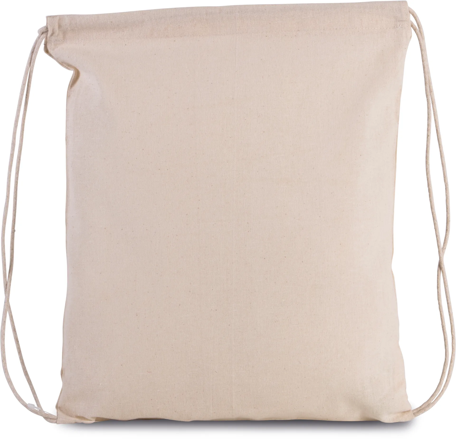 Kleiner Rucksack aus Bio-Baumwolle mit Kordeln