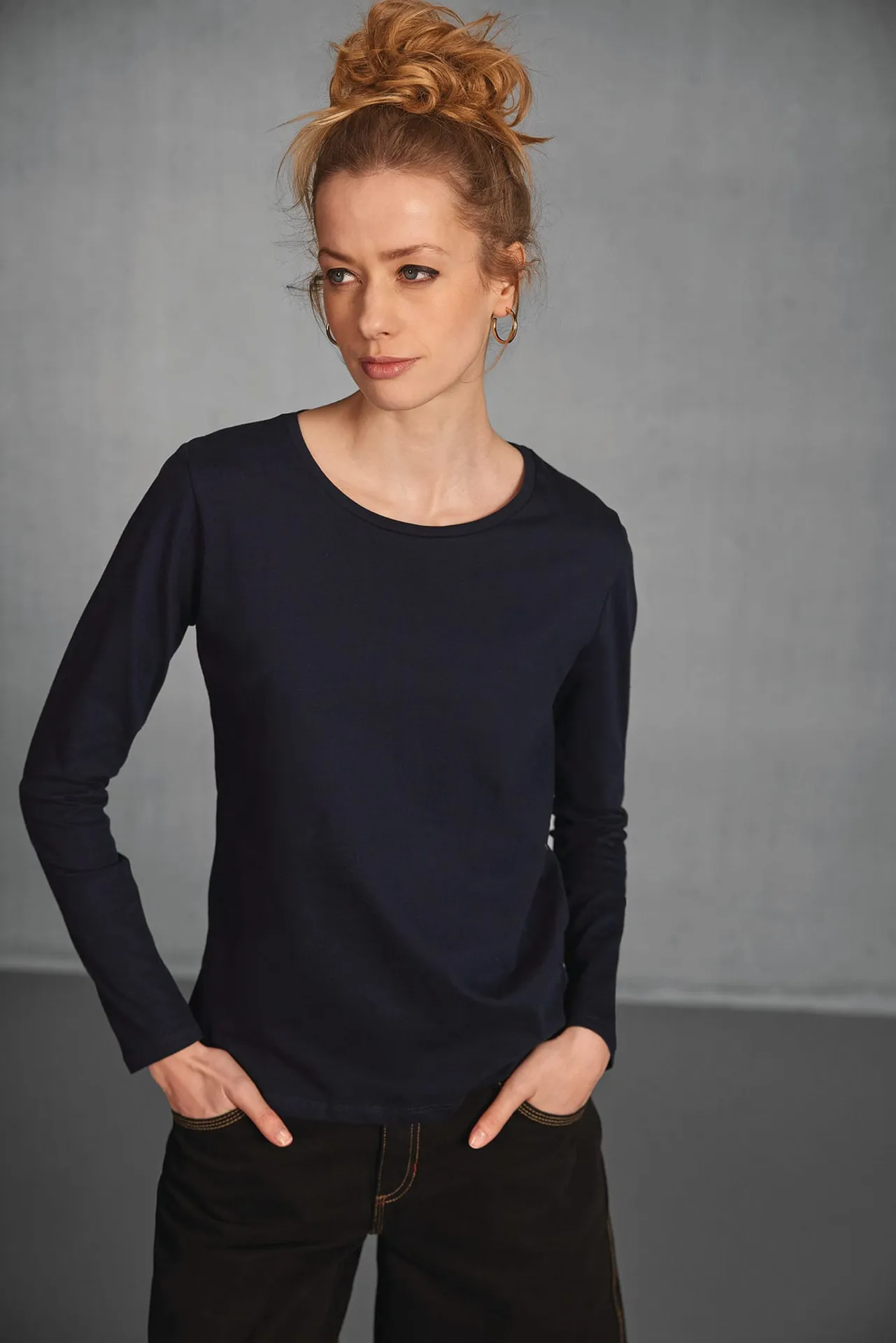 Damen-Langarmshirt #E190