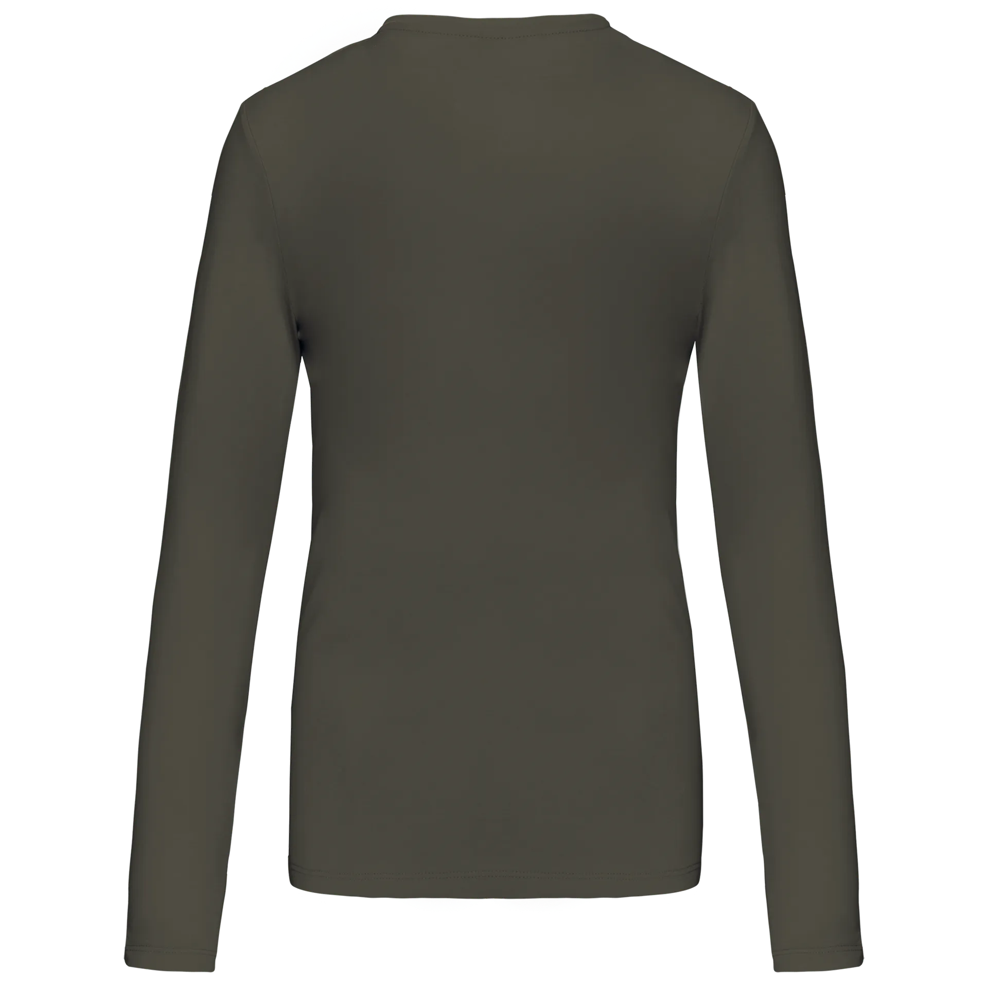 Damen-Langarmshirt mit V-Ausschnitt