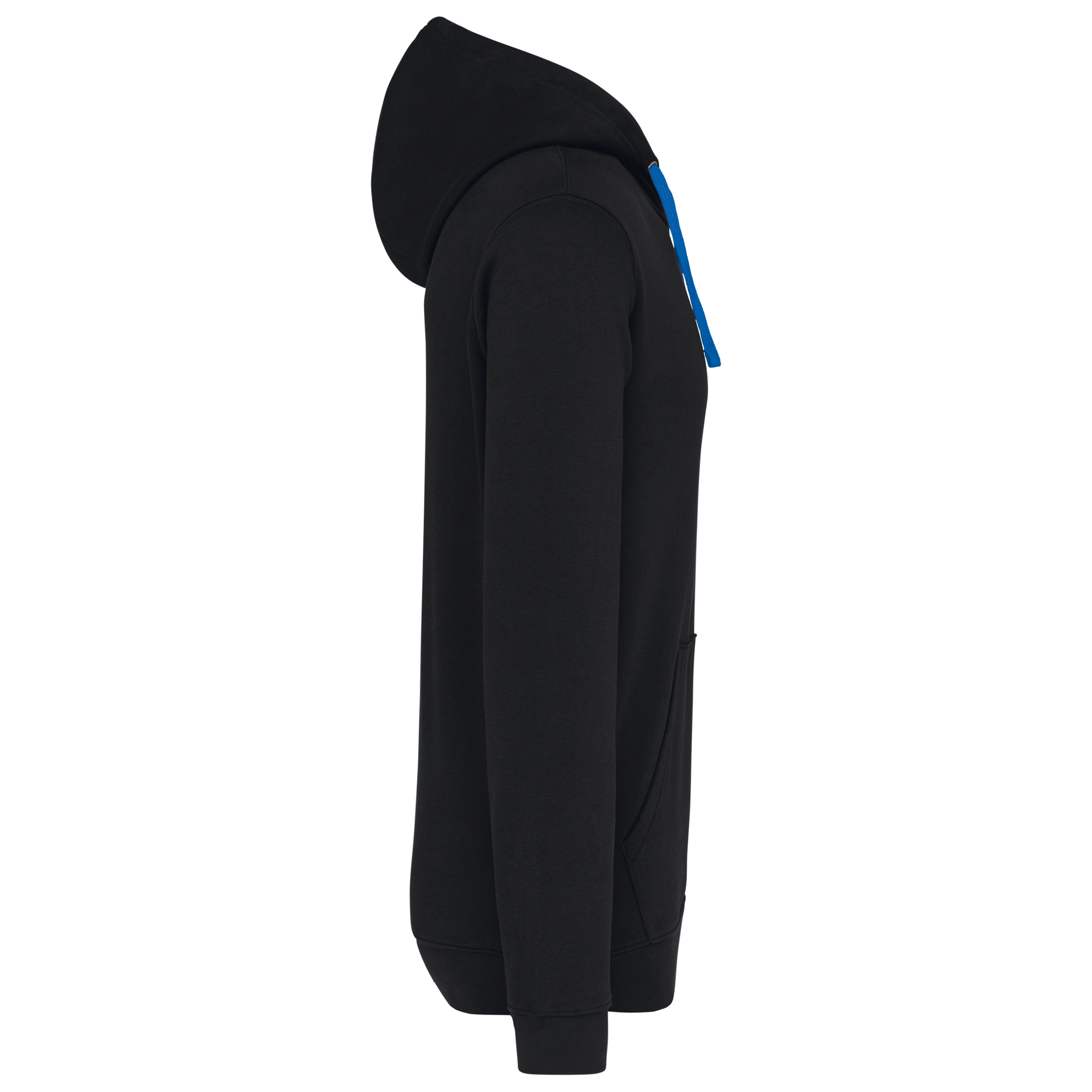 Herren-kapuzensweatshirt bicolor