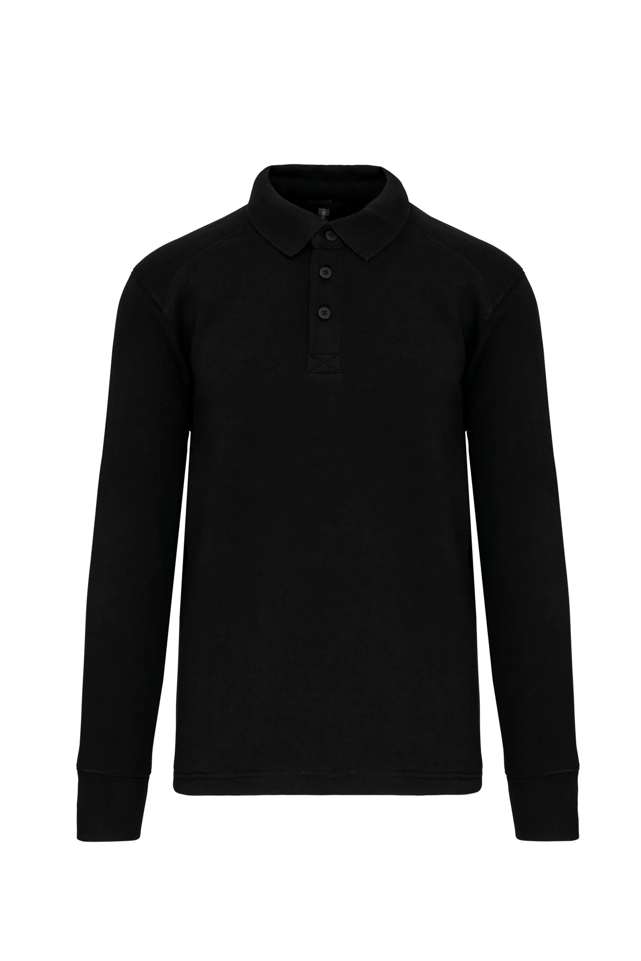 Sweatshirt mit Polokragen