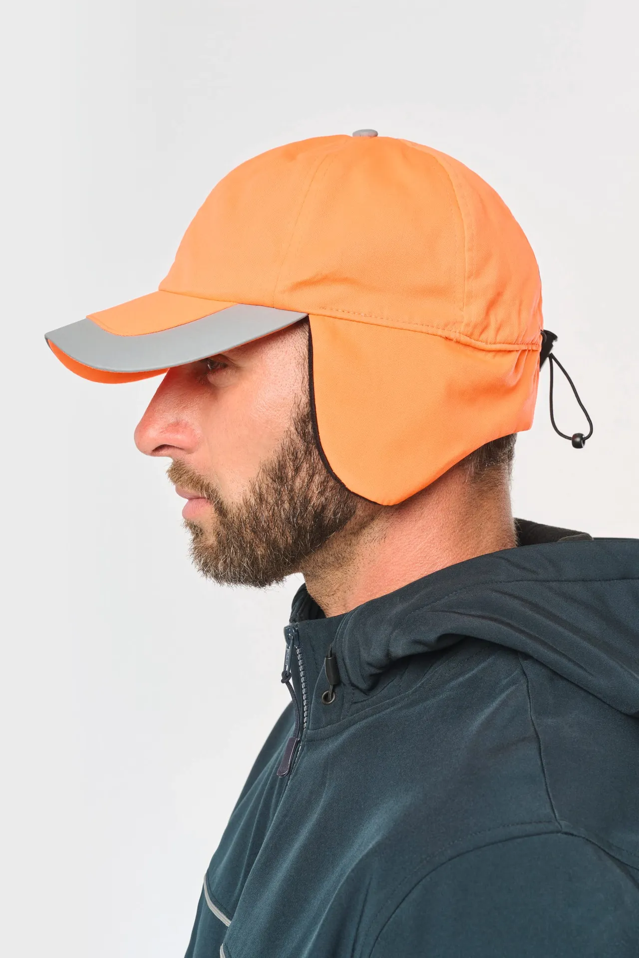 Fluoreszierende 6-Panel-Kappe für den Winter
