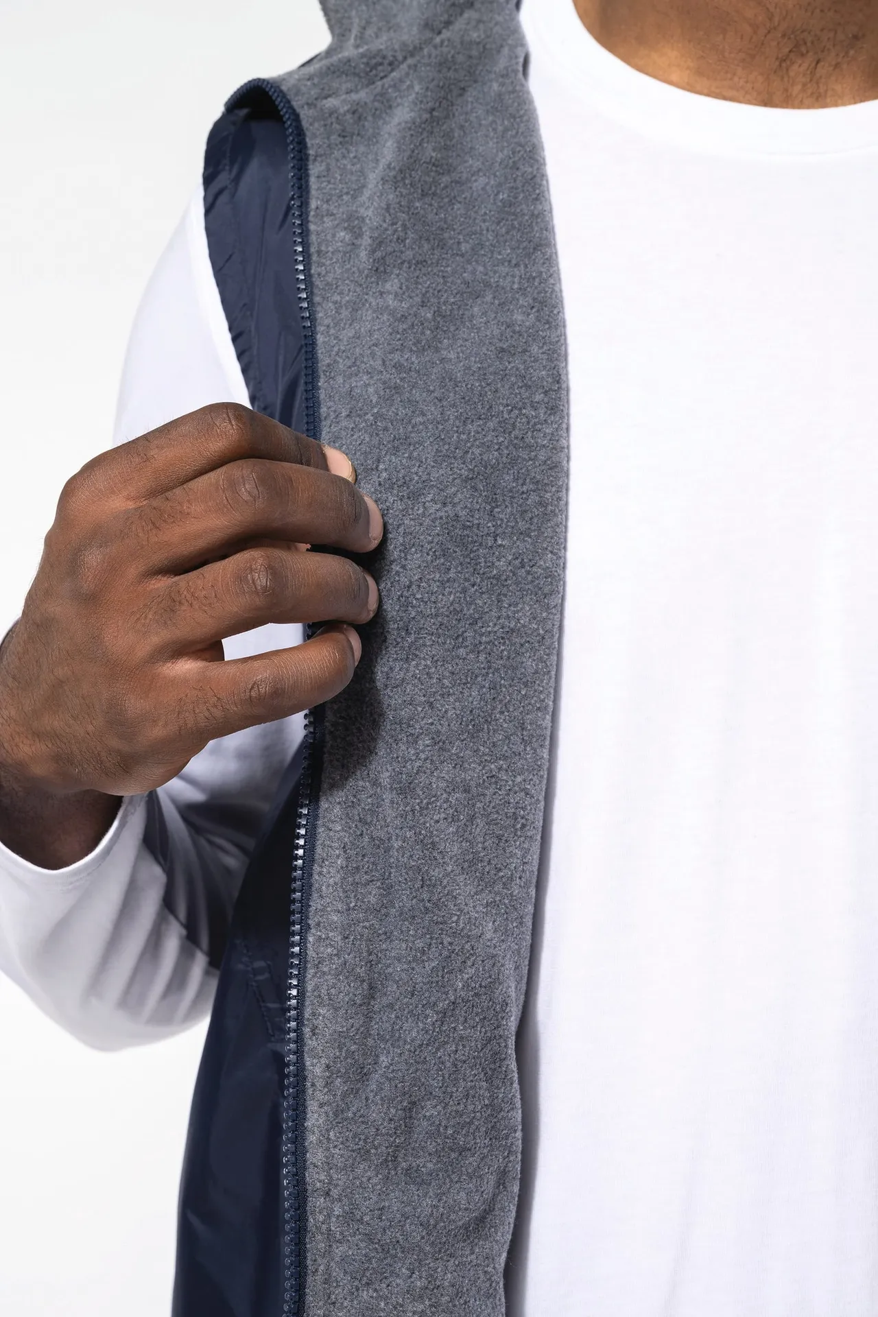 Unisex-Bodywarmer mit Fleecefutter