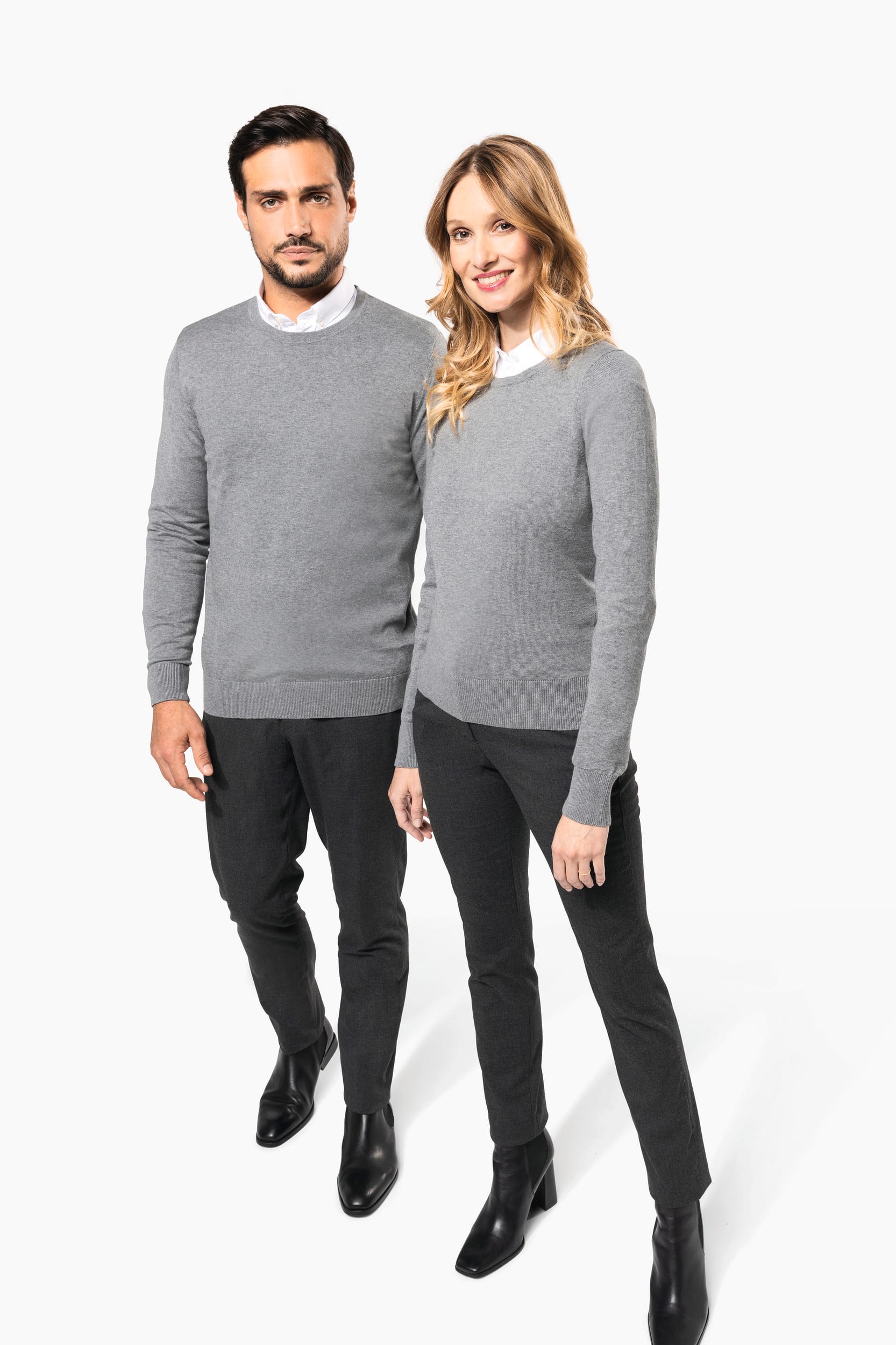 Supima®-Herrenpullover mit Rundhalsausschnitt