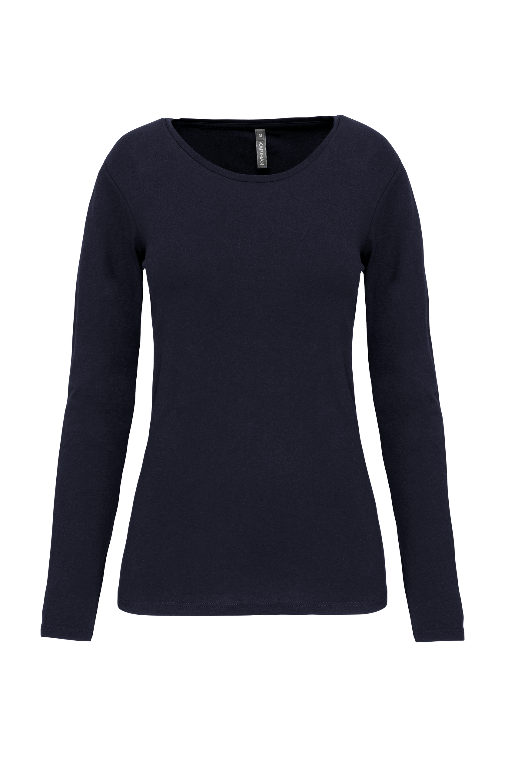 Damen Langarm-T-Shirt mit Rundhalsausschnitt