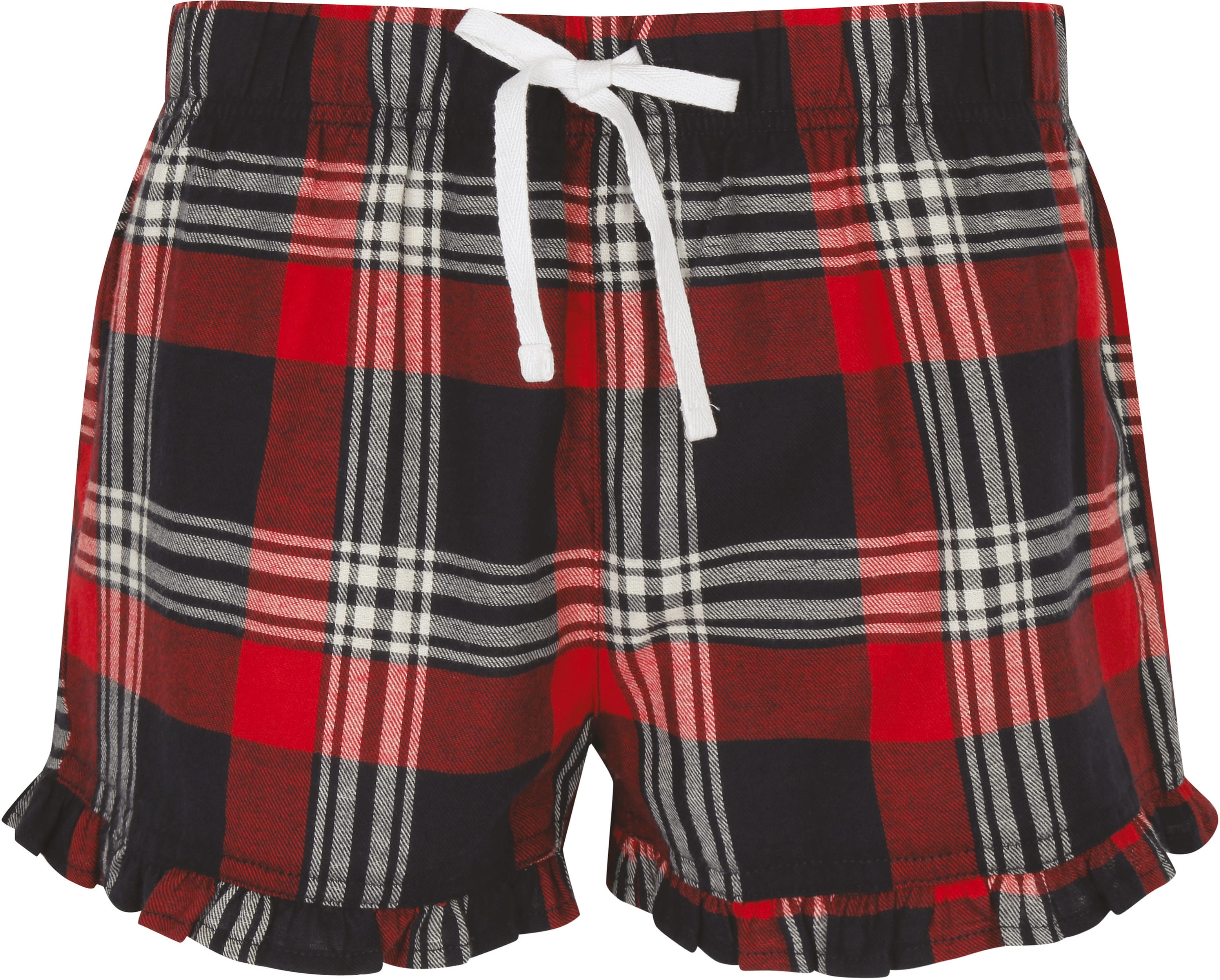 Women's Tartan Frill Lounge Shorts