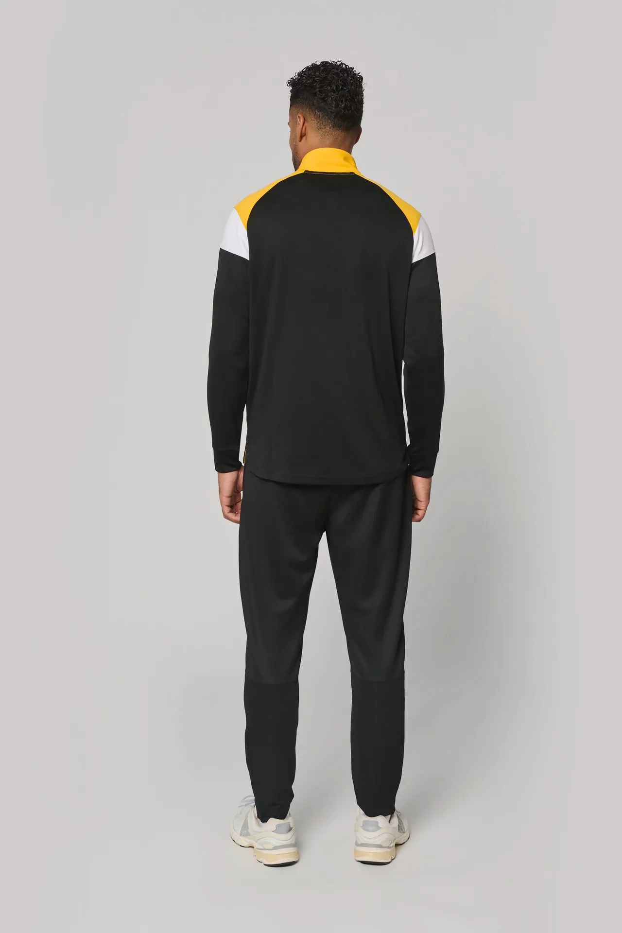 Unisex Trainings-Sweatshirt mit 1/4 Reißverschluss