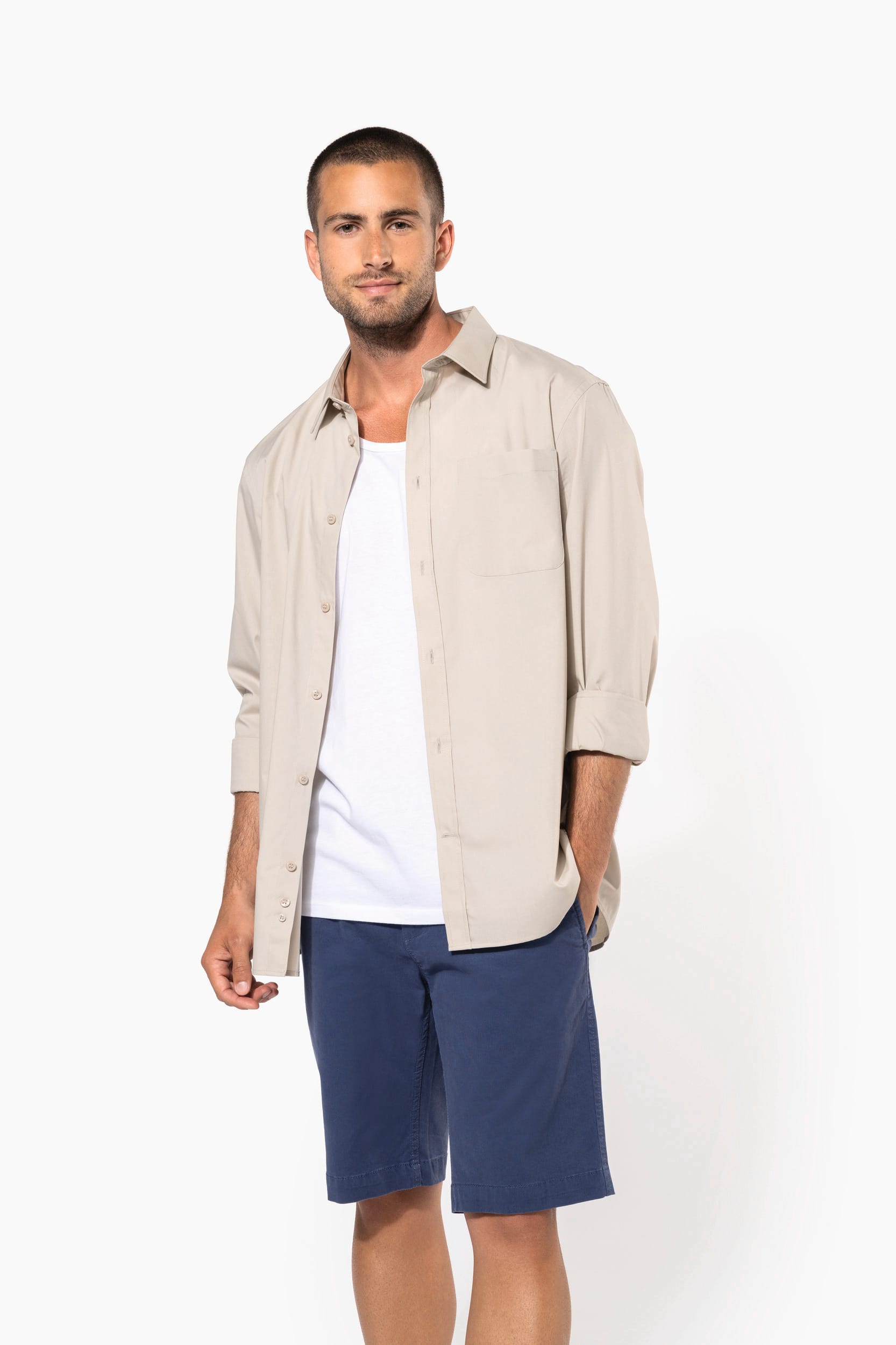 Chino-Bermuda-Shorts für Herren