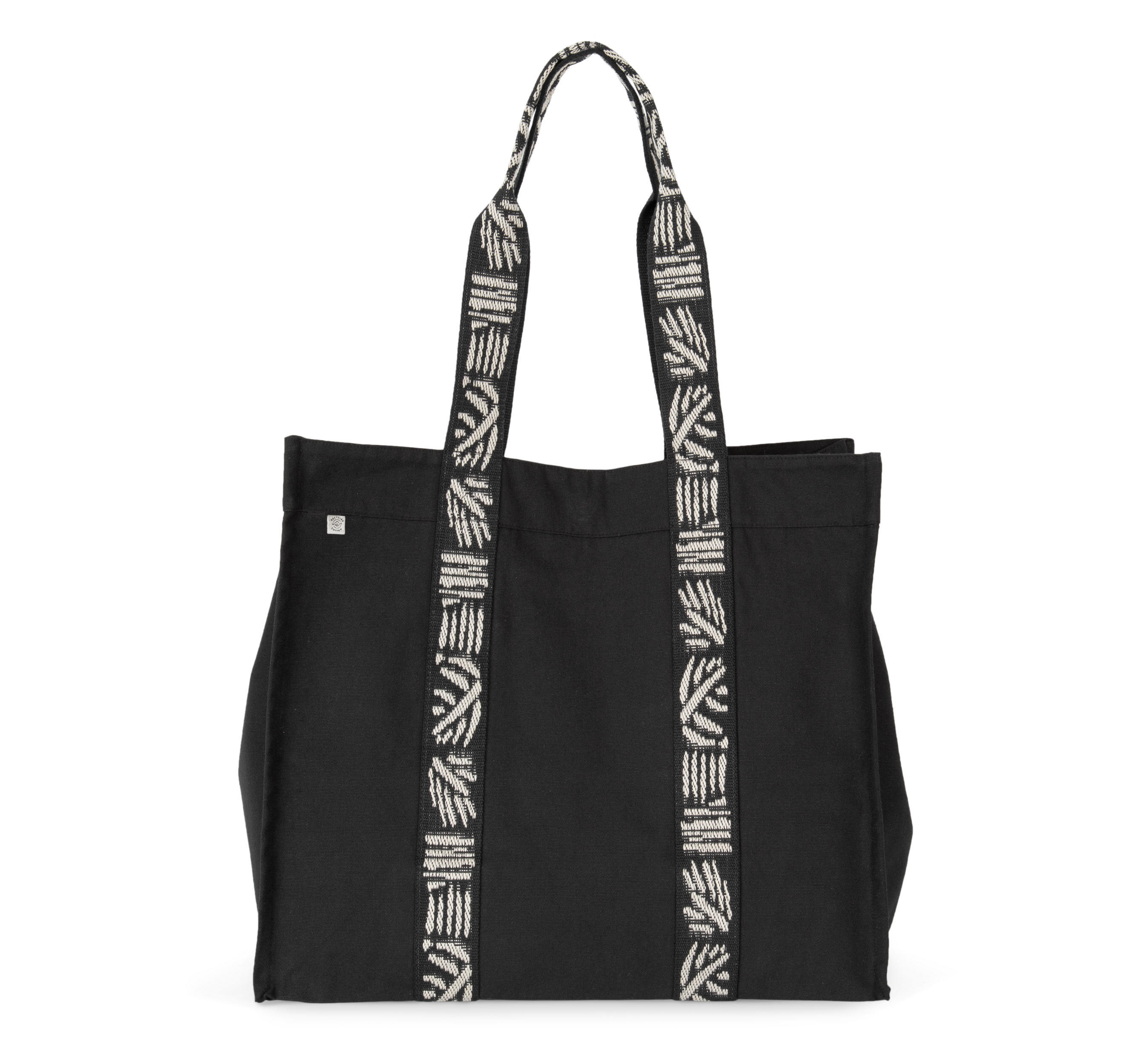 Große recycelte Shoppingtasche mit Falte Große recycelte Shoppingtasche mit Falte