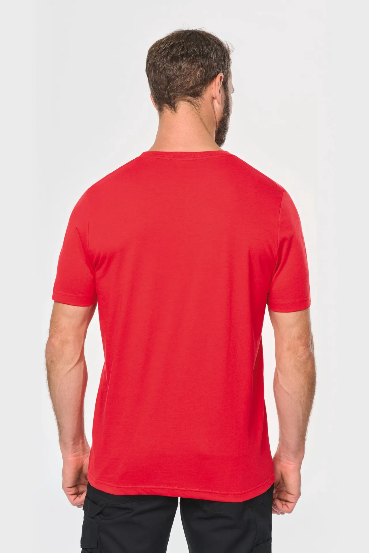 Umweltfreundliches workwear Herren-T-Shirt mit Rundhalsausschnitt