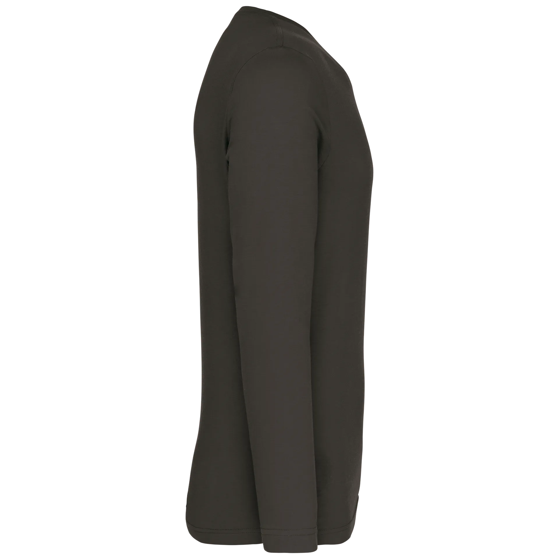 Herren Langarm-T-Shirt V-Ausschnitt