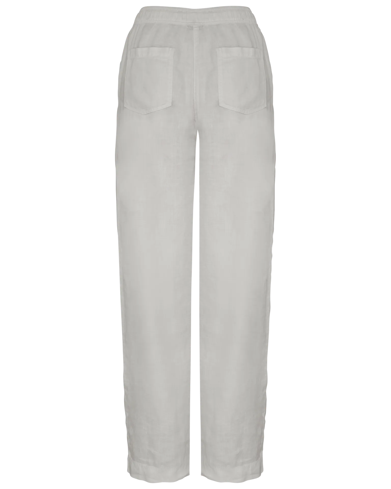 Ausgewaschene Damenhose aus Leinen