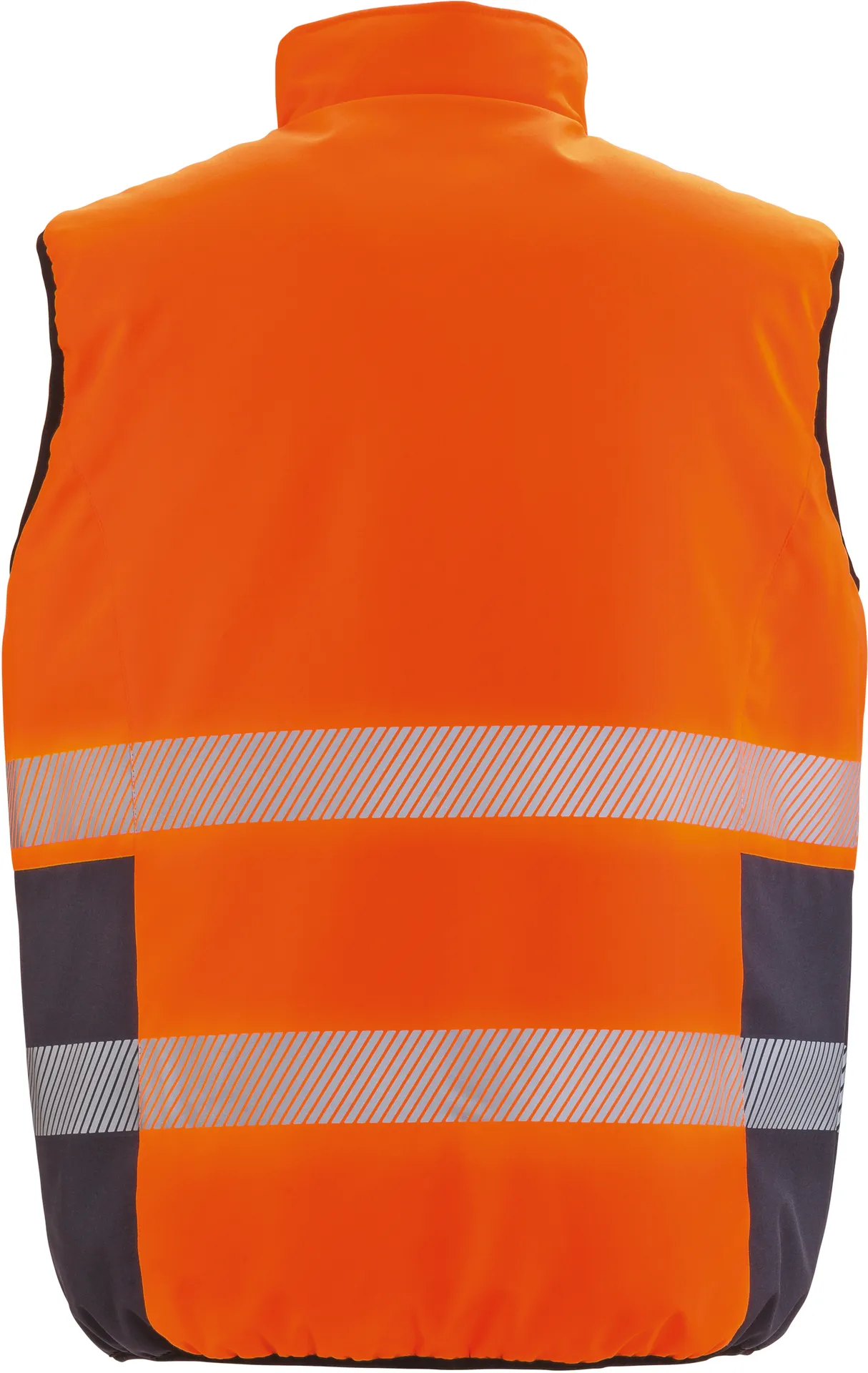 Reversible soft padded safety gilet