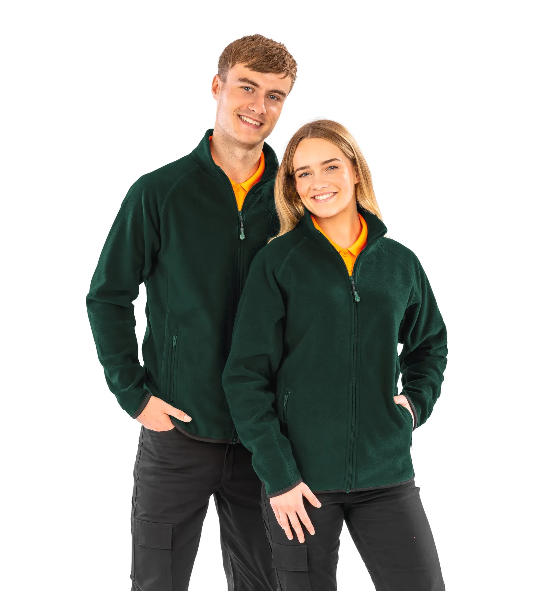 Polarthermie-Jacke aus recyceltem Fleece.