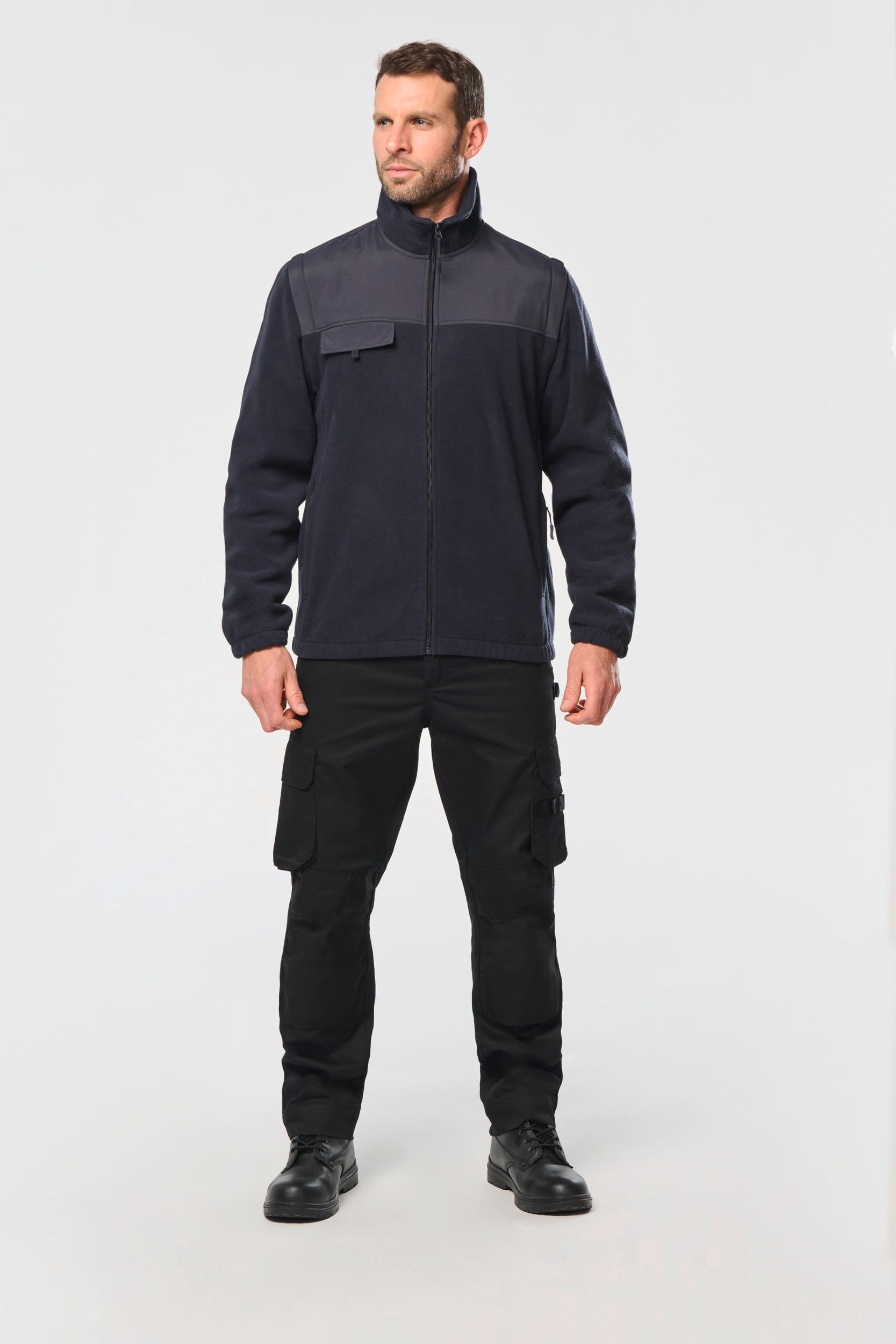 Fleecejacke mit abnehmbaren Ärmeln Fleecejacke mit abnehmbaren Ärmeln