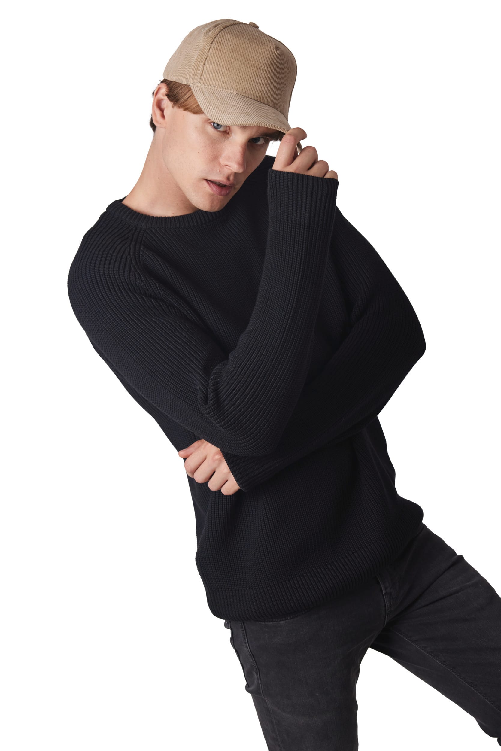 Kappe aus Samt – 5 Panels