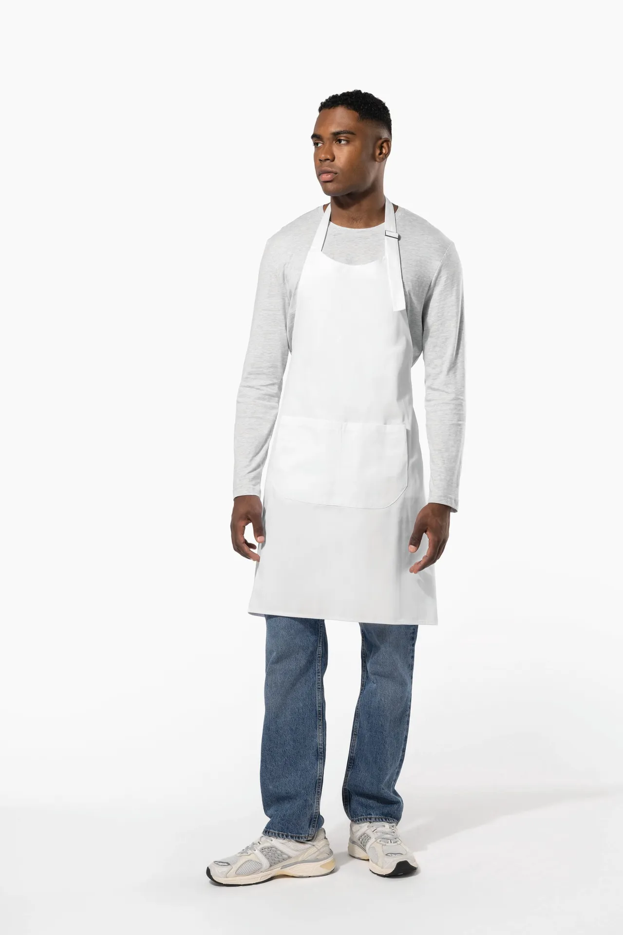 Bei hohen Temperaturen waschbare Schürze aus Baumwollpolyester