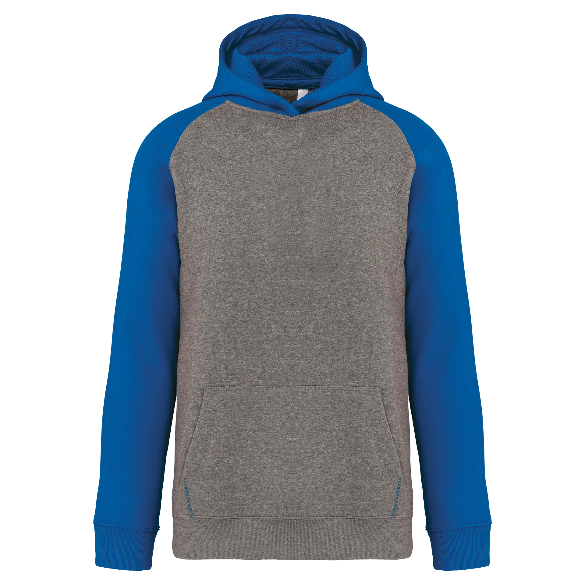 Zweifarbiges Kapuzensweatshirt für Kinder