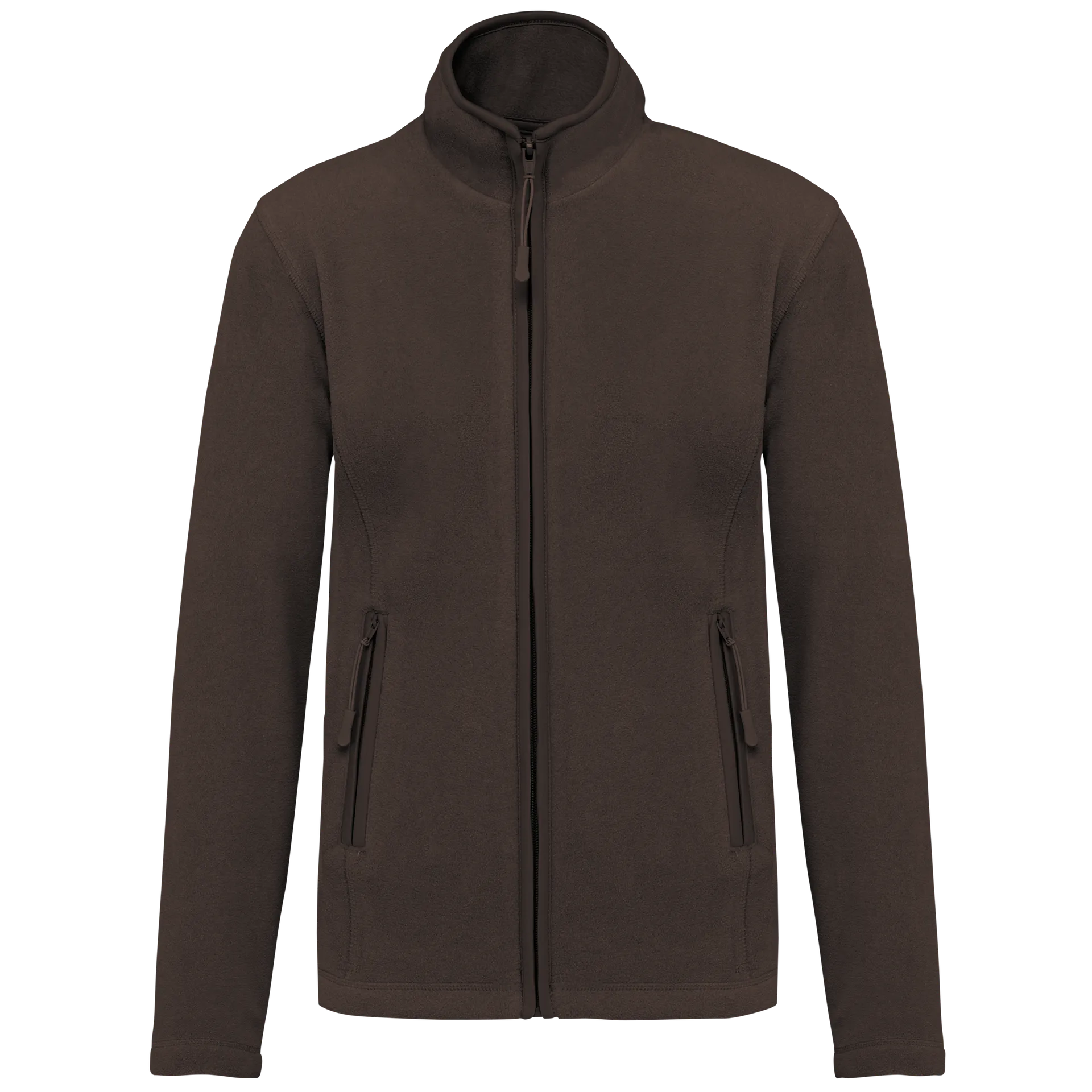 Mikrofleece-Jacke mit Reißverschluss für Damen