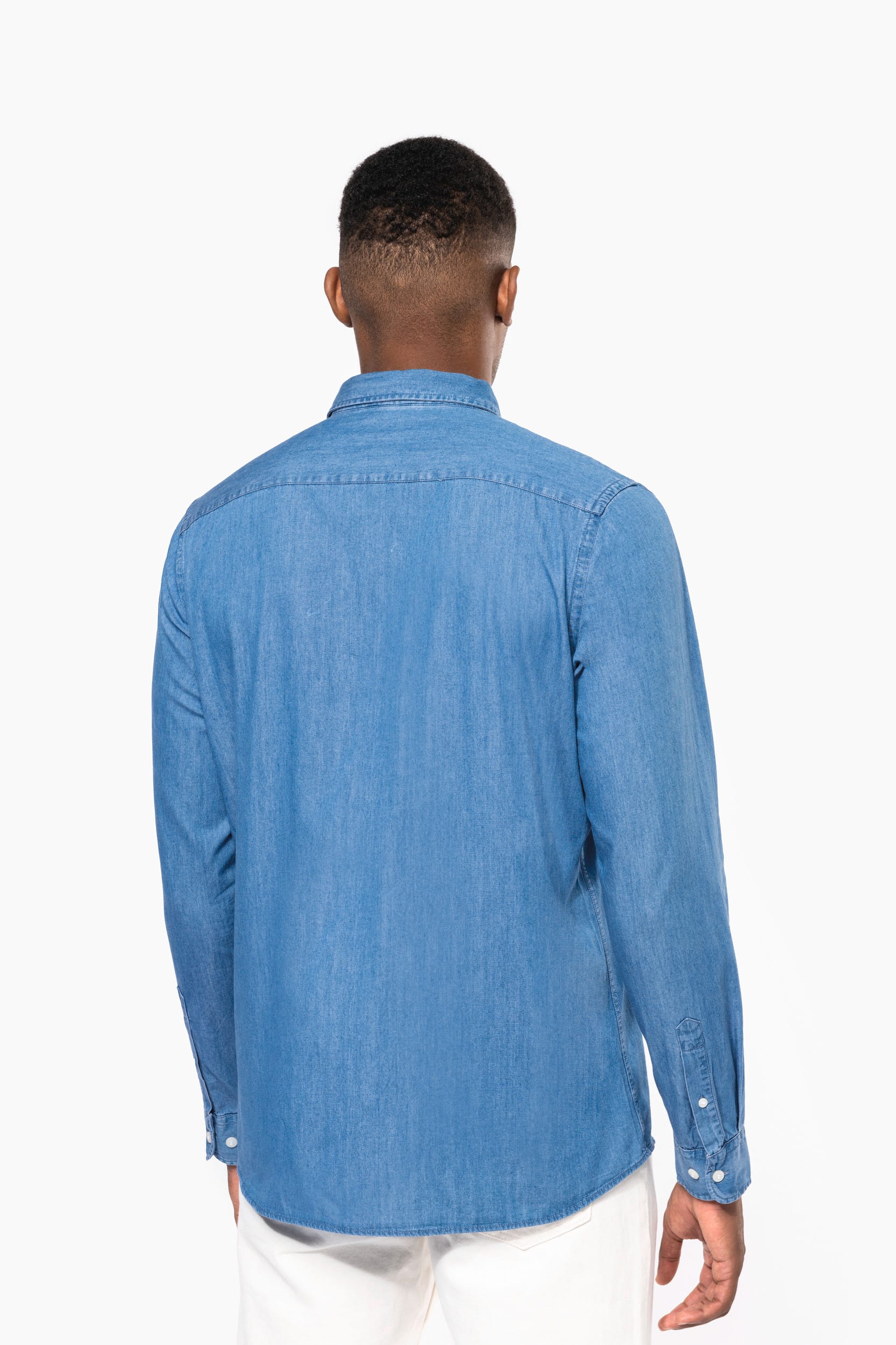 Herren Denimhemd