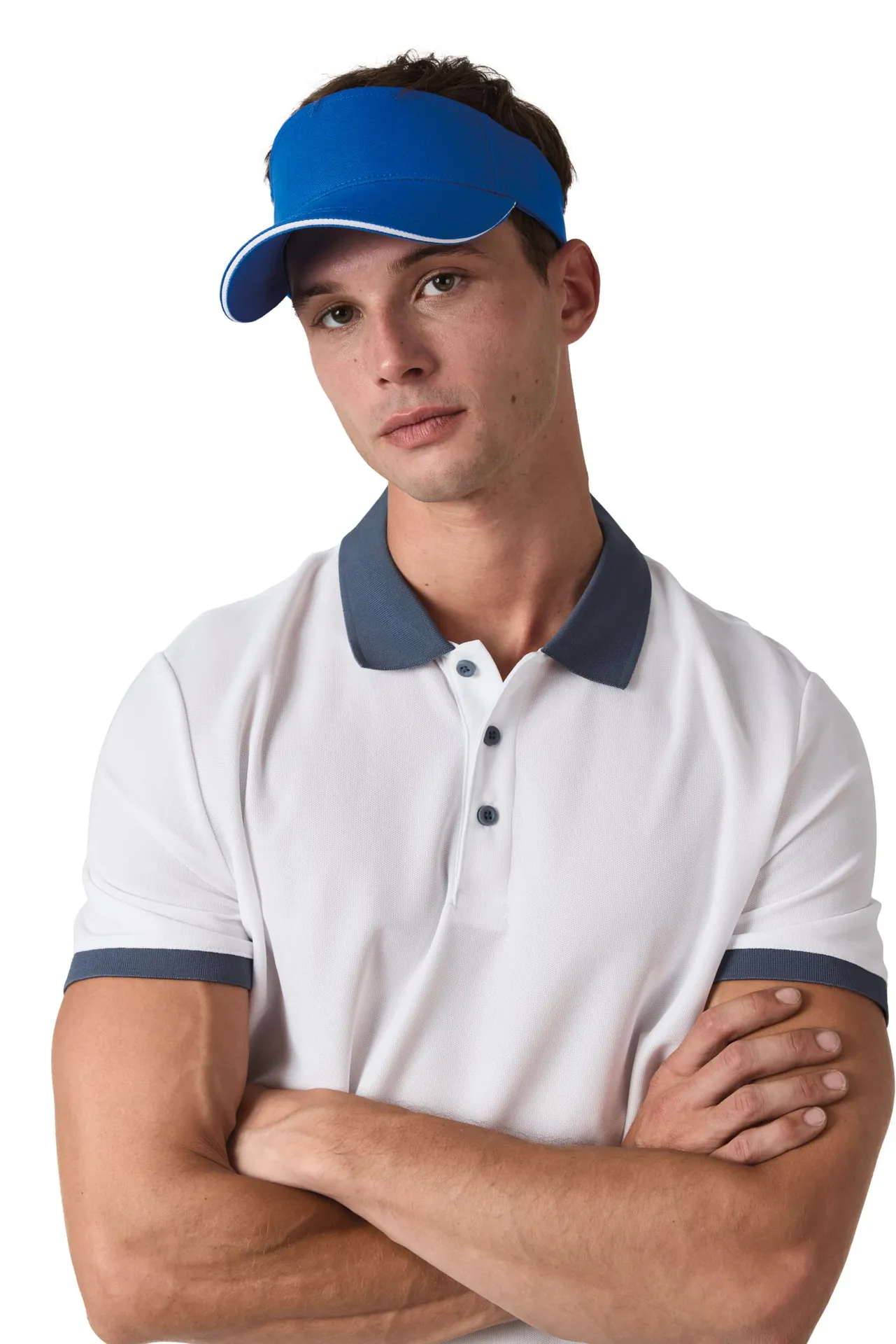 Sportliches Visier aus Baumwolle